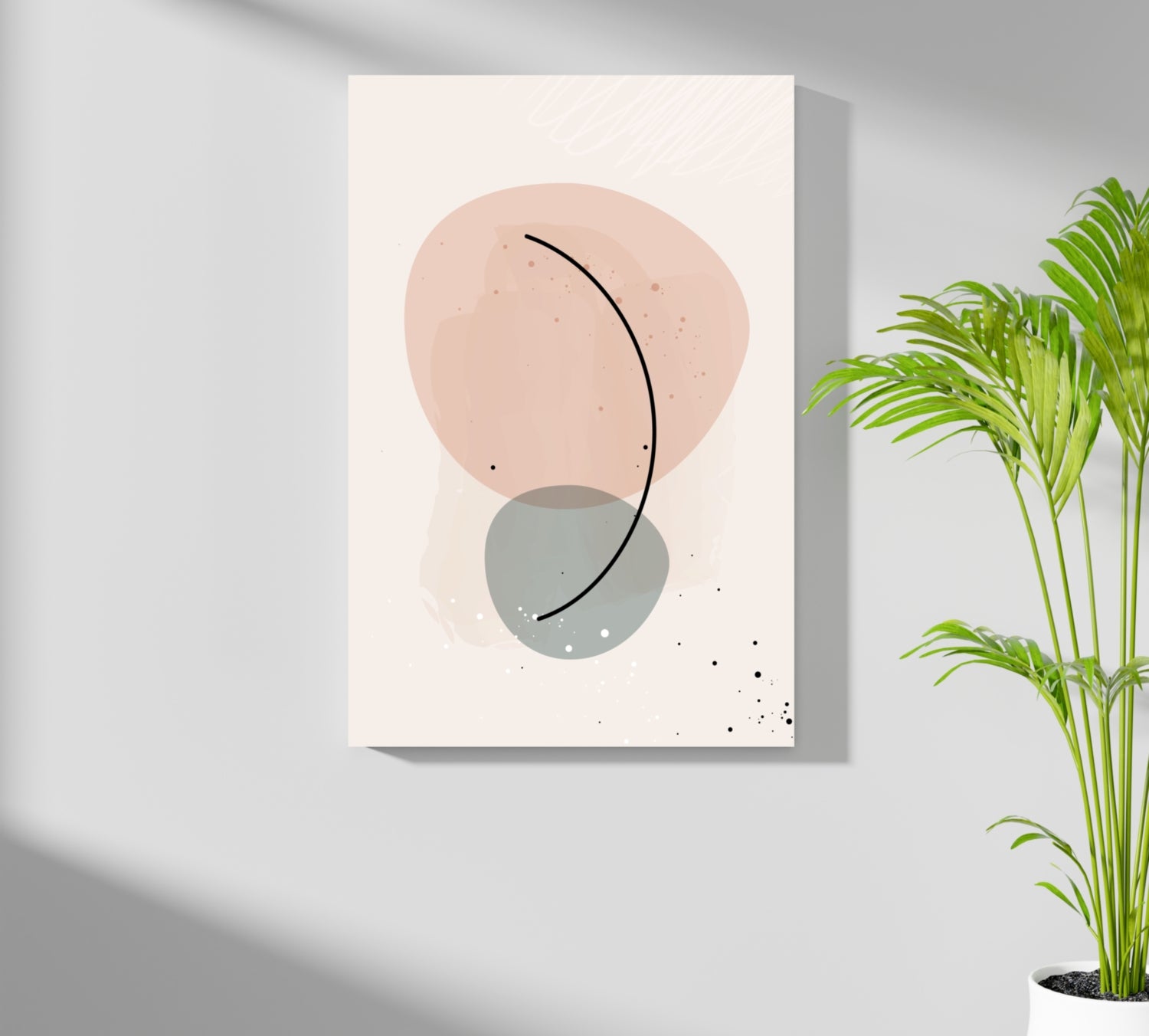 Line Art V7 Aluminum Print.