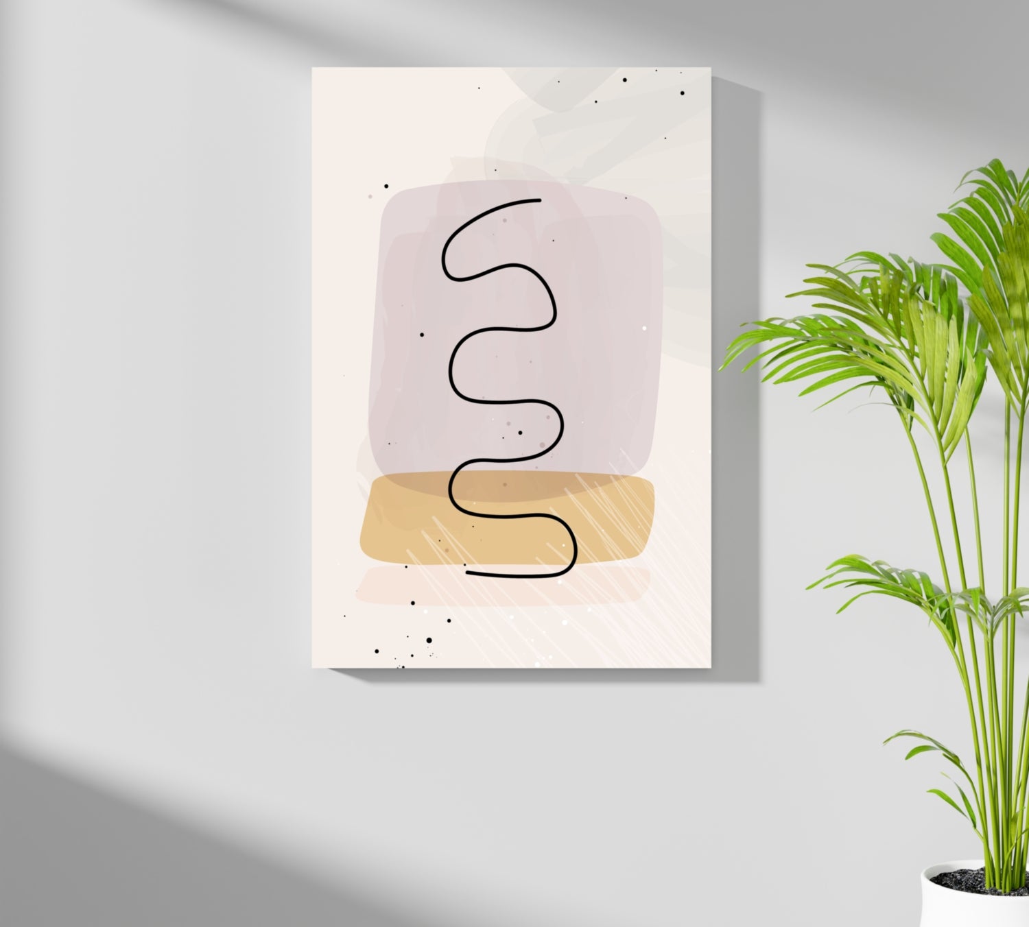 Line Art V9 Aluminum Print.