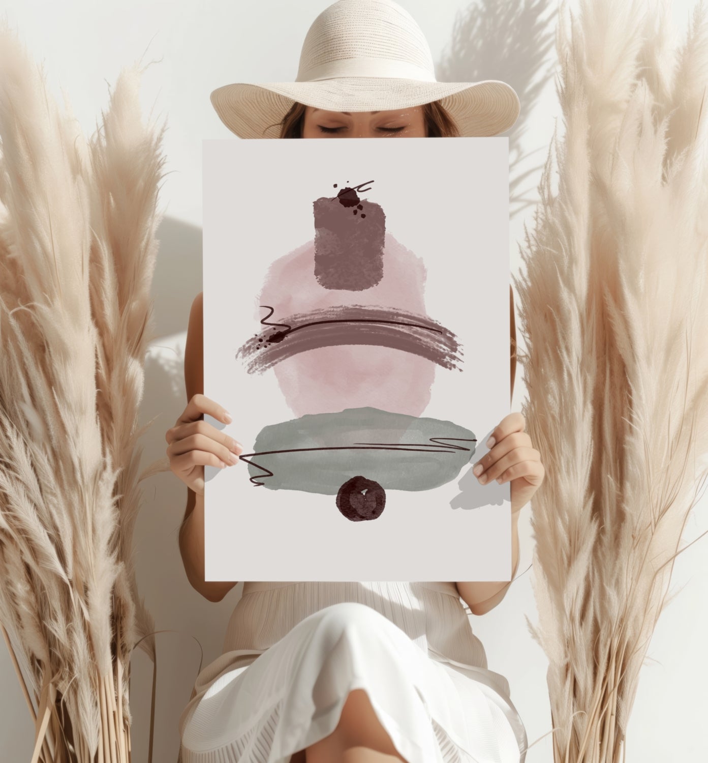 Line Art V10 Aluminum Print.