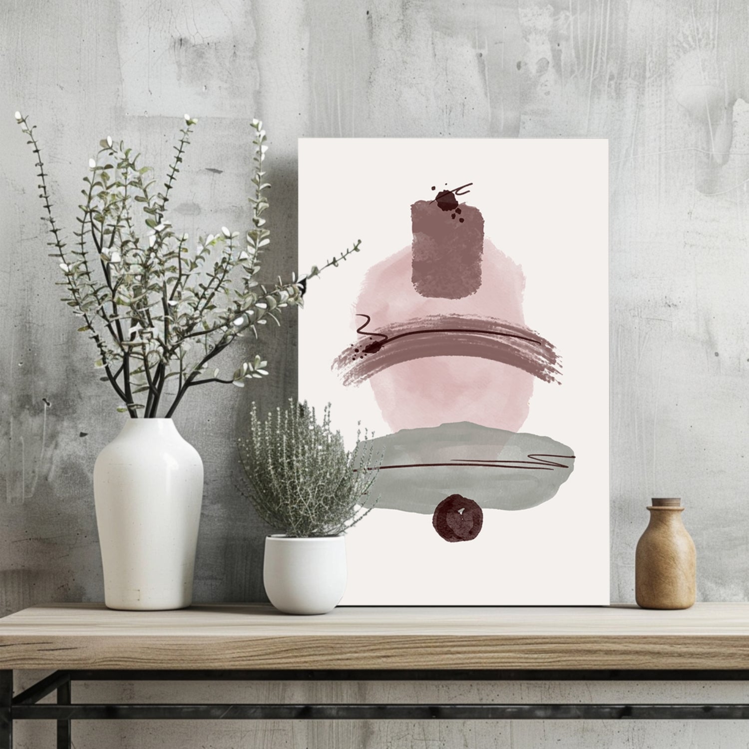 Line Art V10 Aluminum Print.