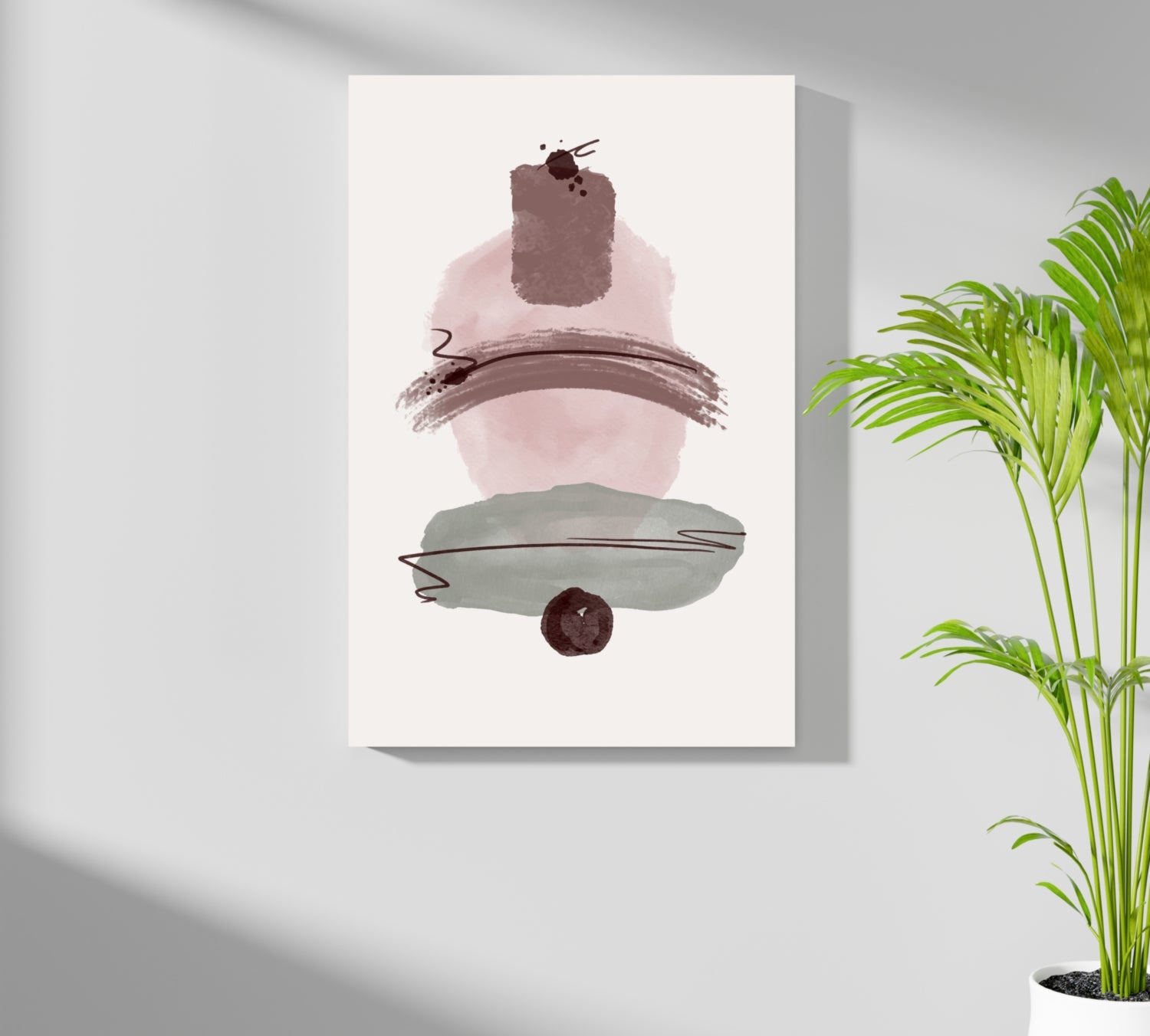 Line Art V10 Aluminum Print.