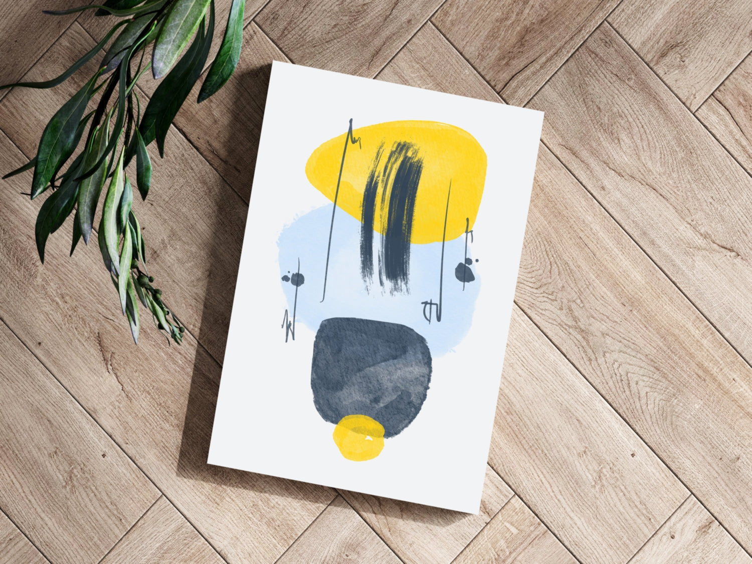 Line Art V11 Aluminum Print.