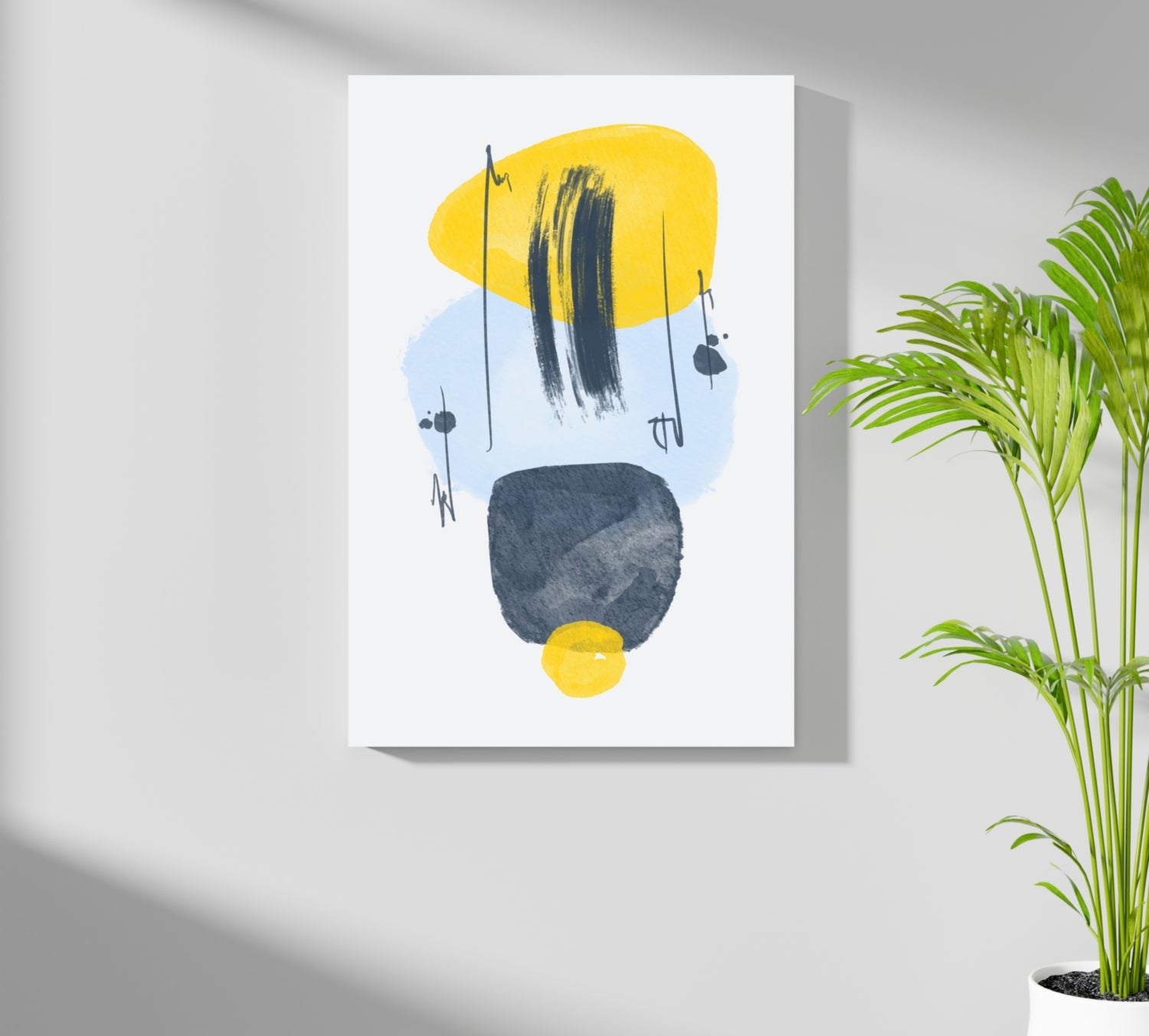 Line Art V11 Aluminum Print.