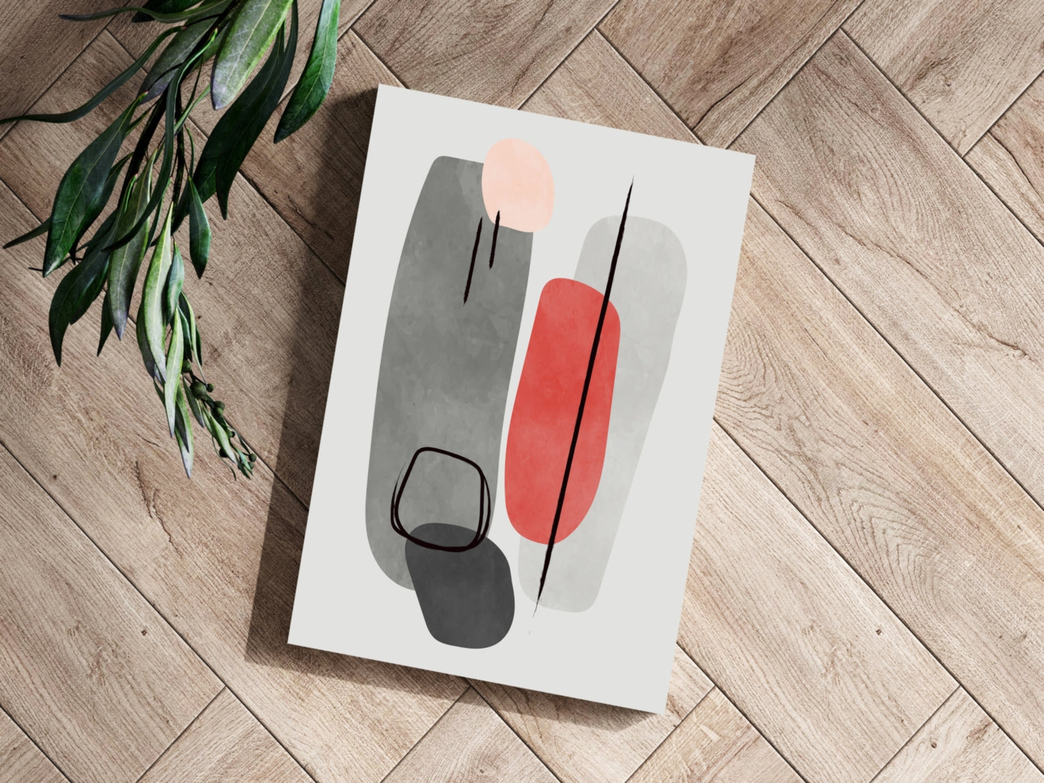 Line Art V13 Aluminum Print.