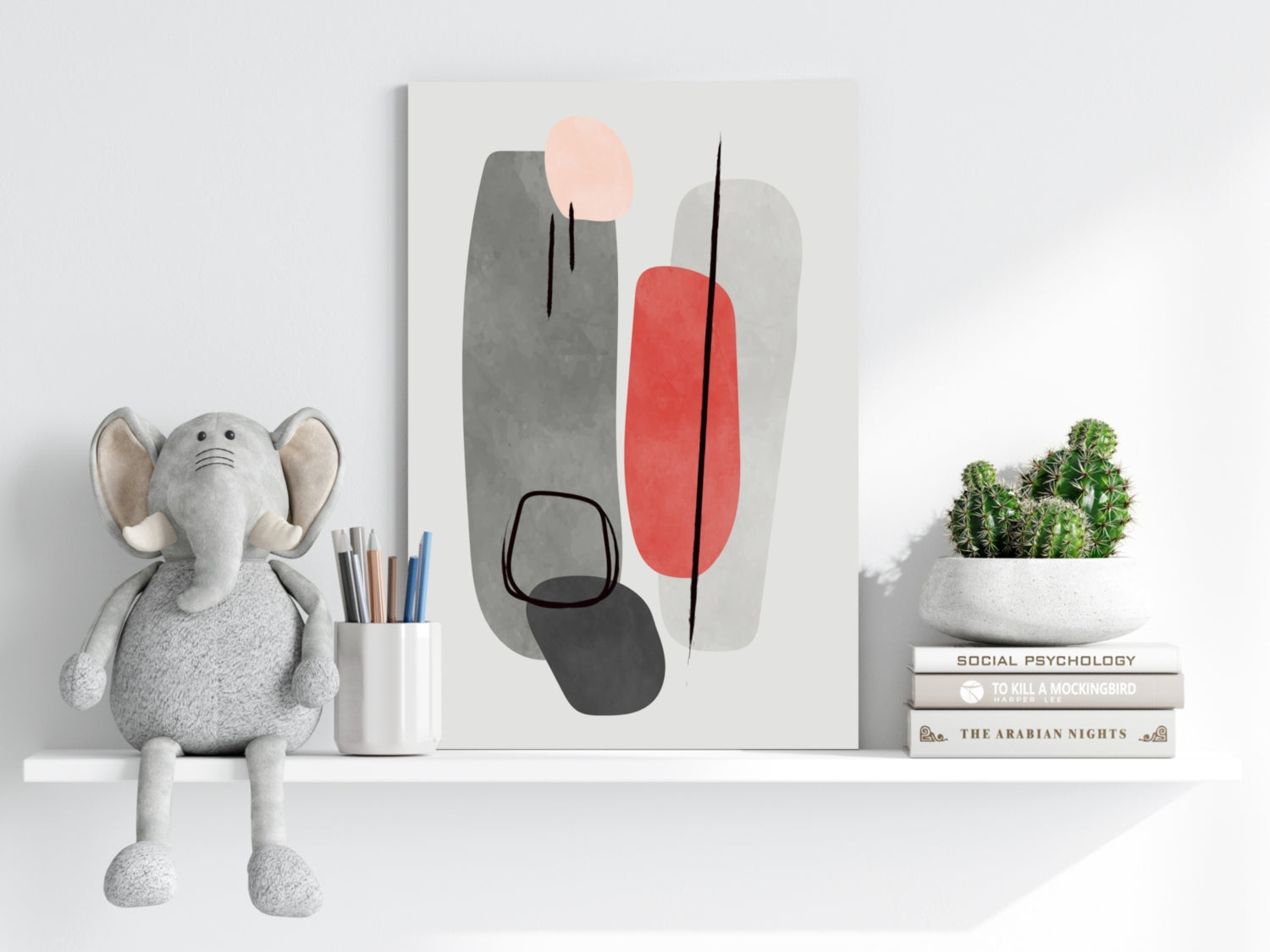 Line Art V13 Aluminum Print.