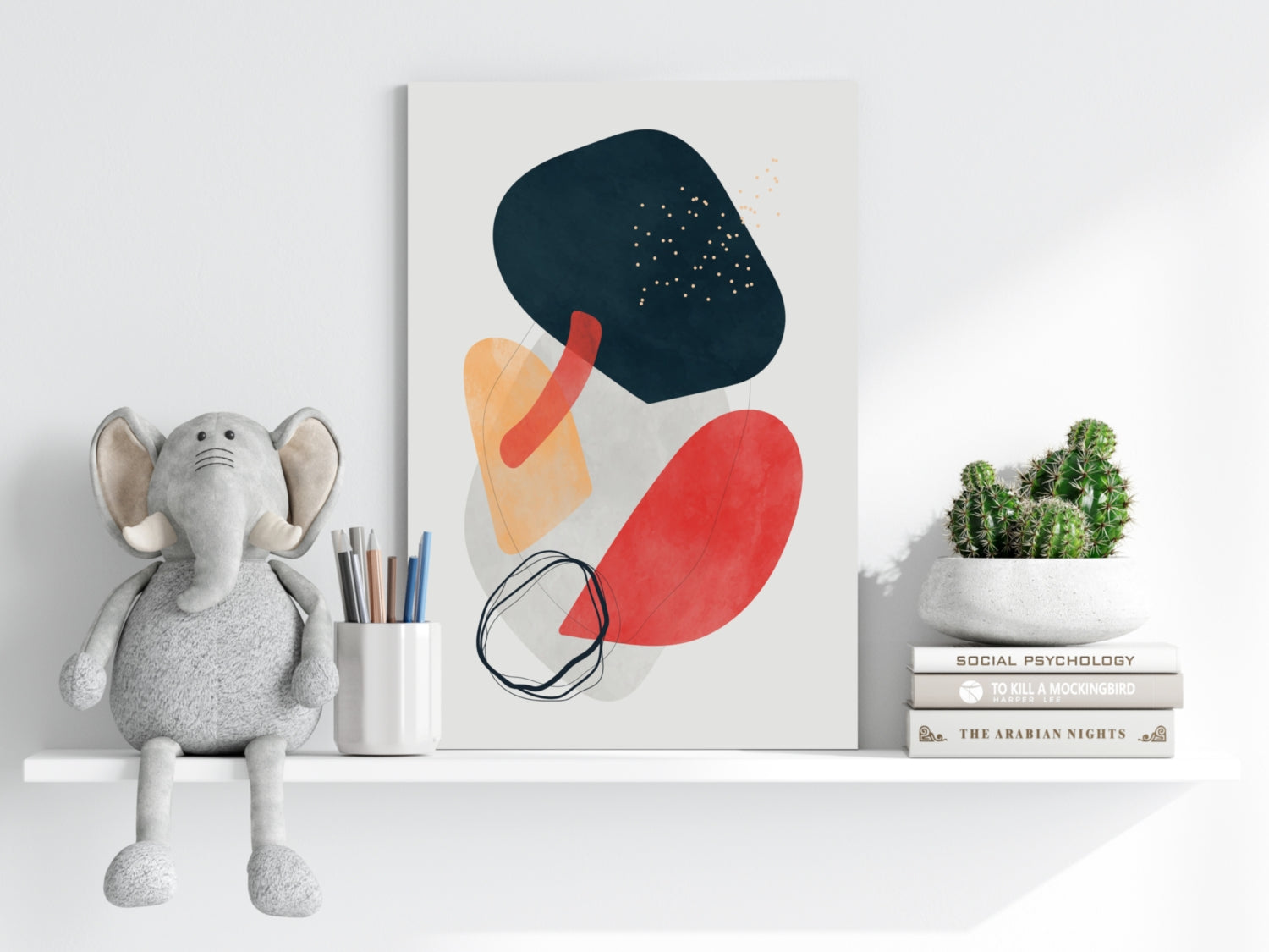 Line Art V15 Aluminum Print.