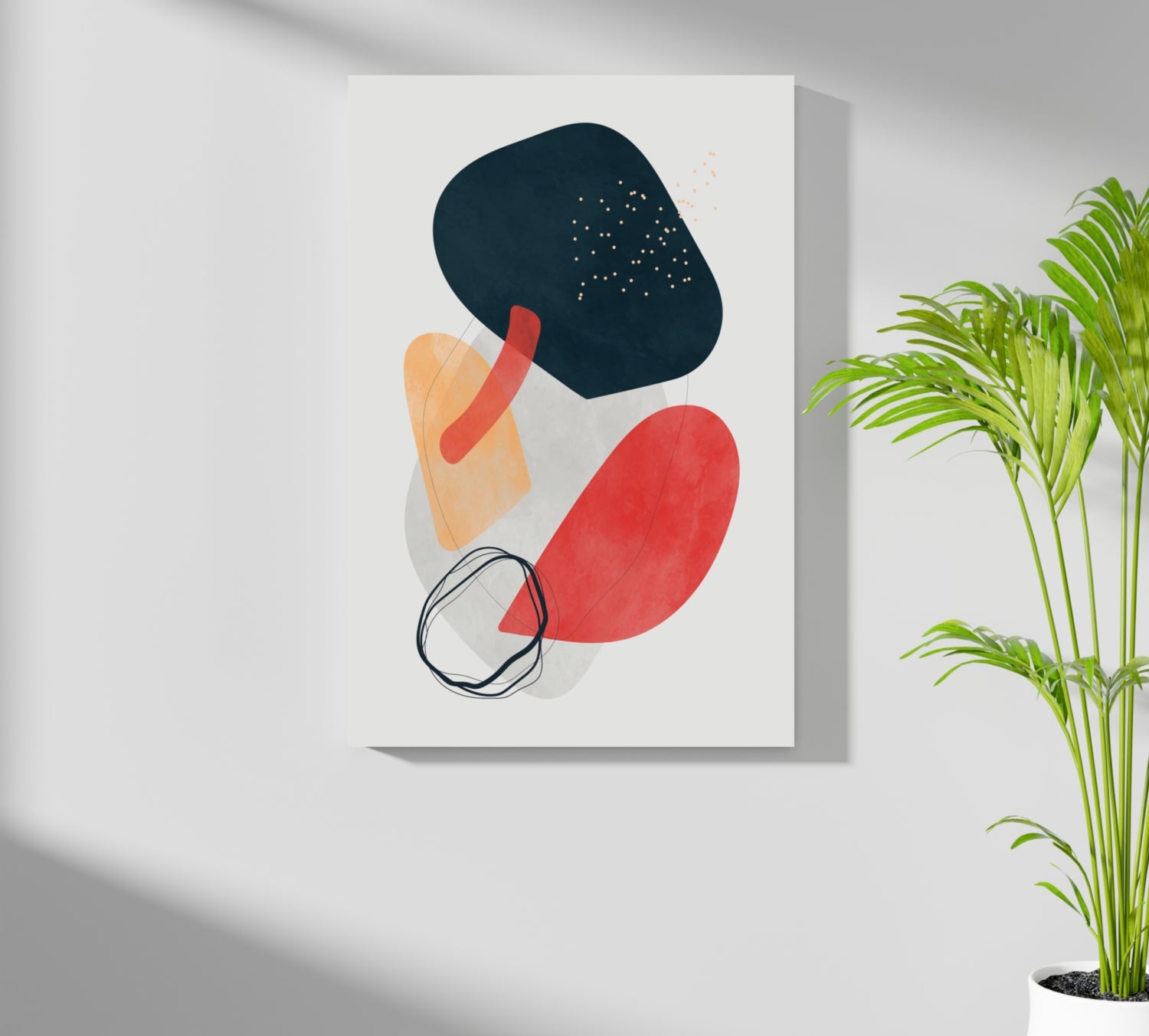 Line Art V15 Aluminum Print.