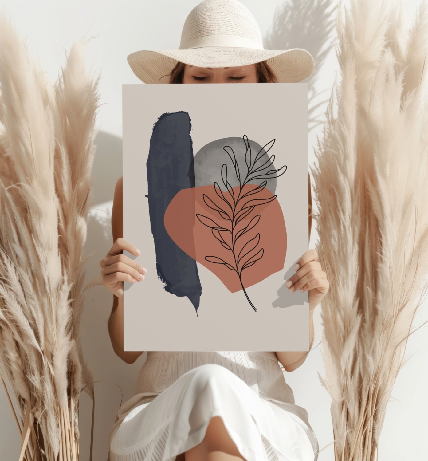 Line Art V16 Aluminum Print.