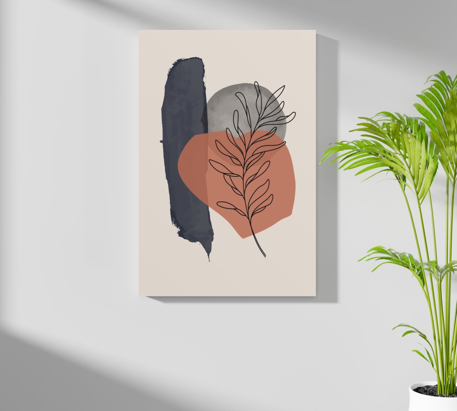 Line Art V16 Aluminum Print.