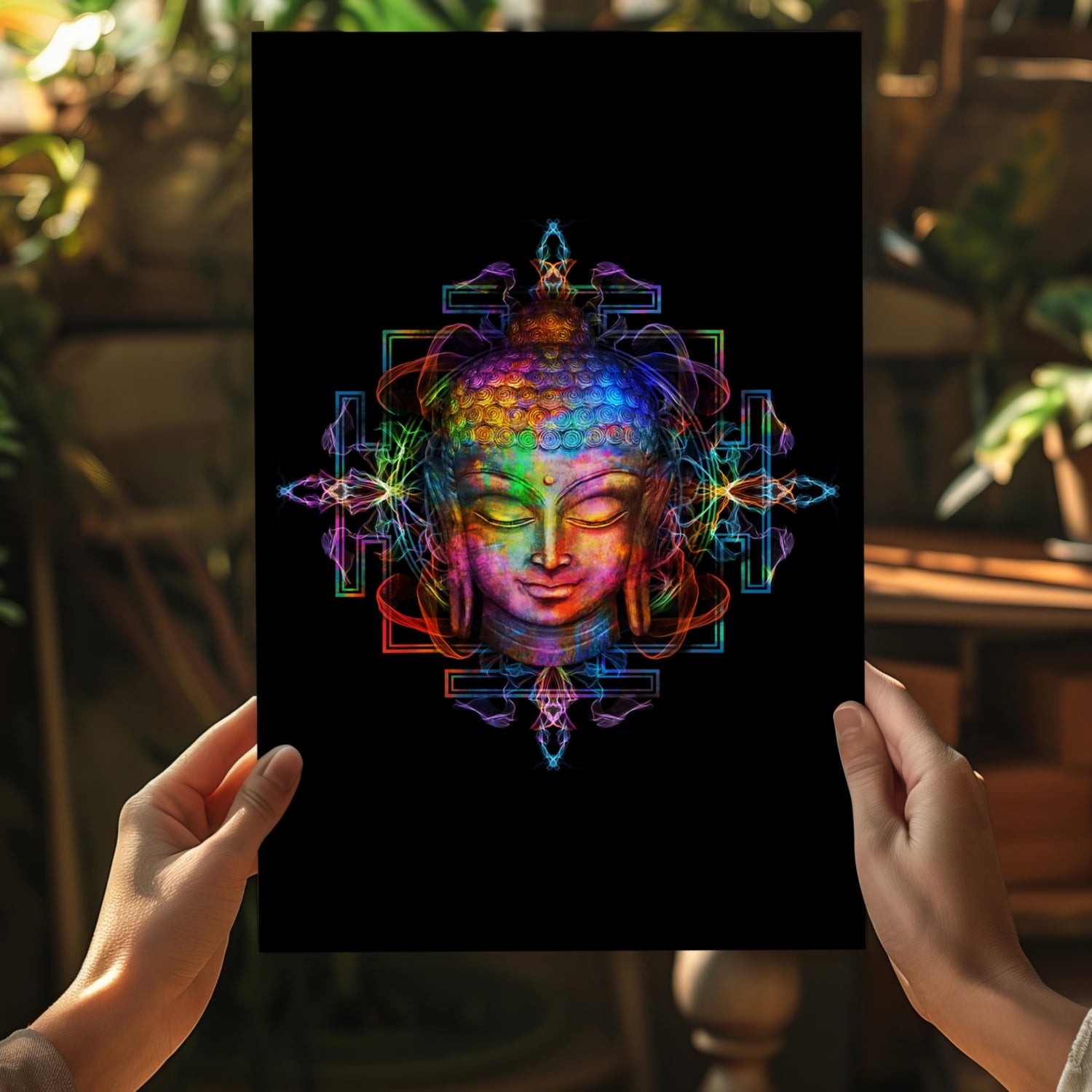 Buddha Aluminum Print.