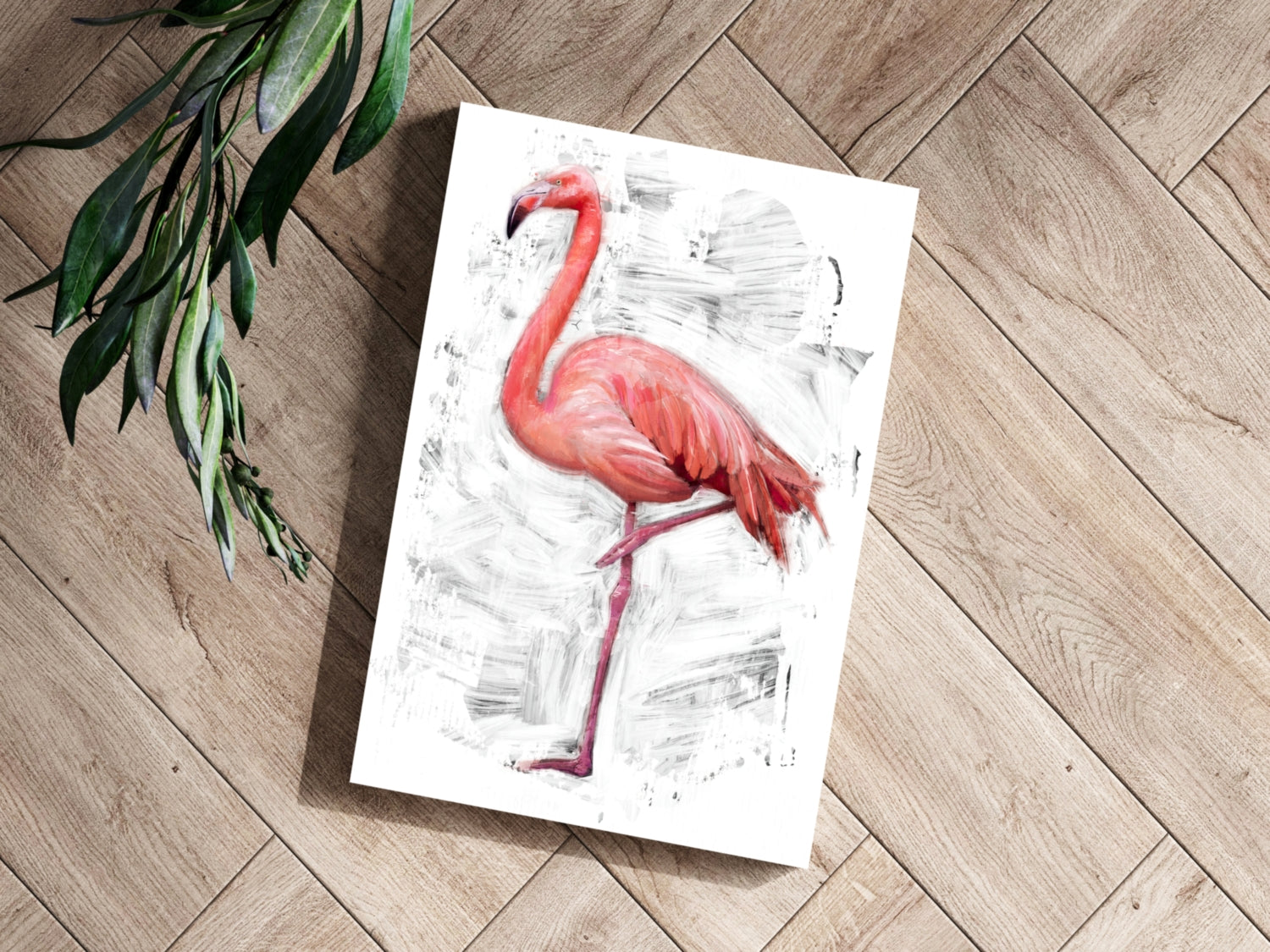 Flamingo Aluminum Print.