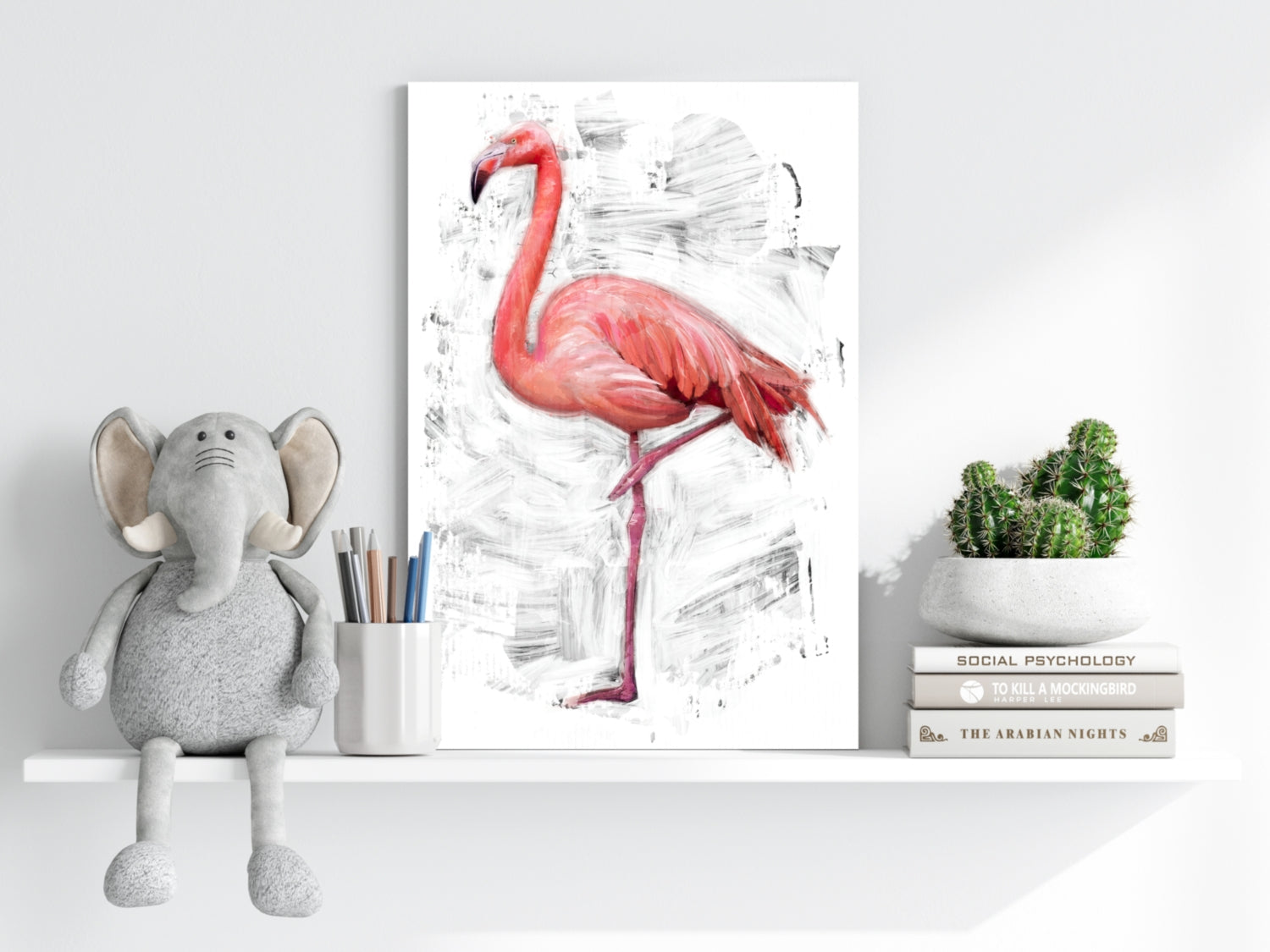 Flamingo Aluminum Print.