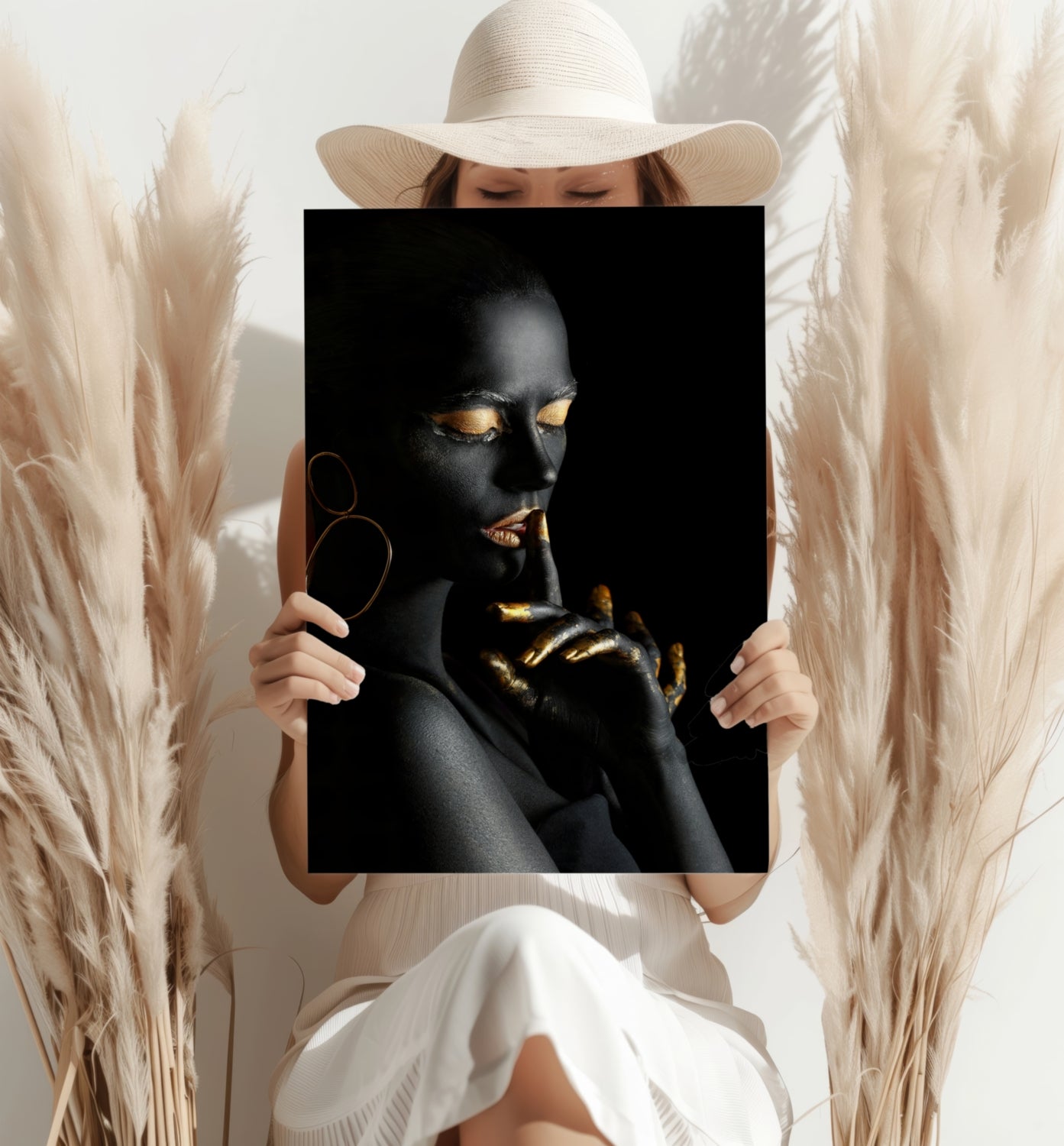 Woman Aluminum Print.