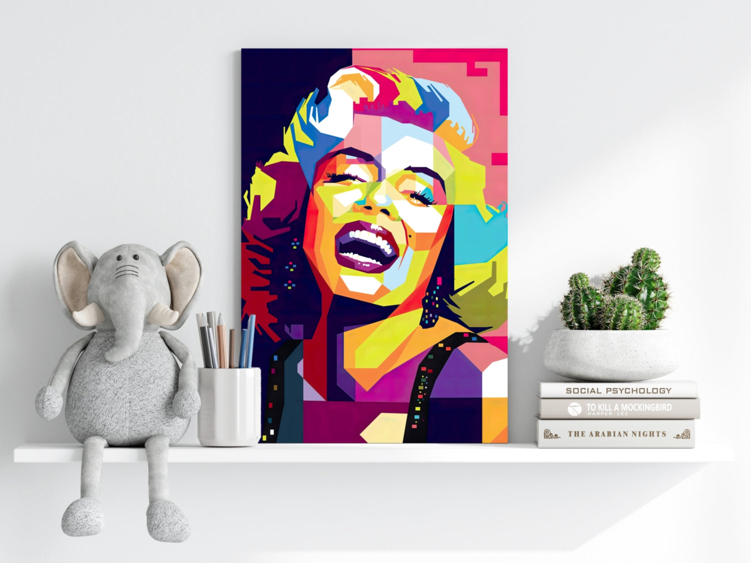 Marilyn Monroe Aluminum Print.