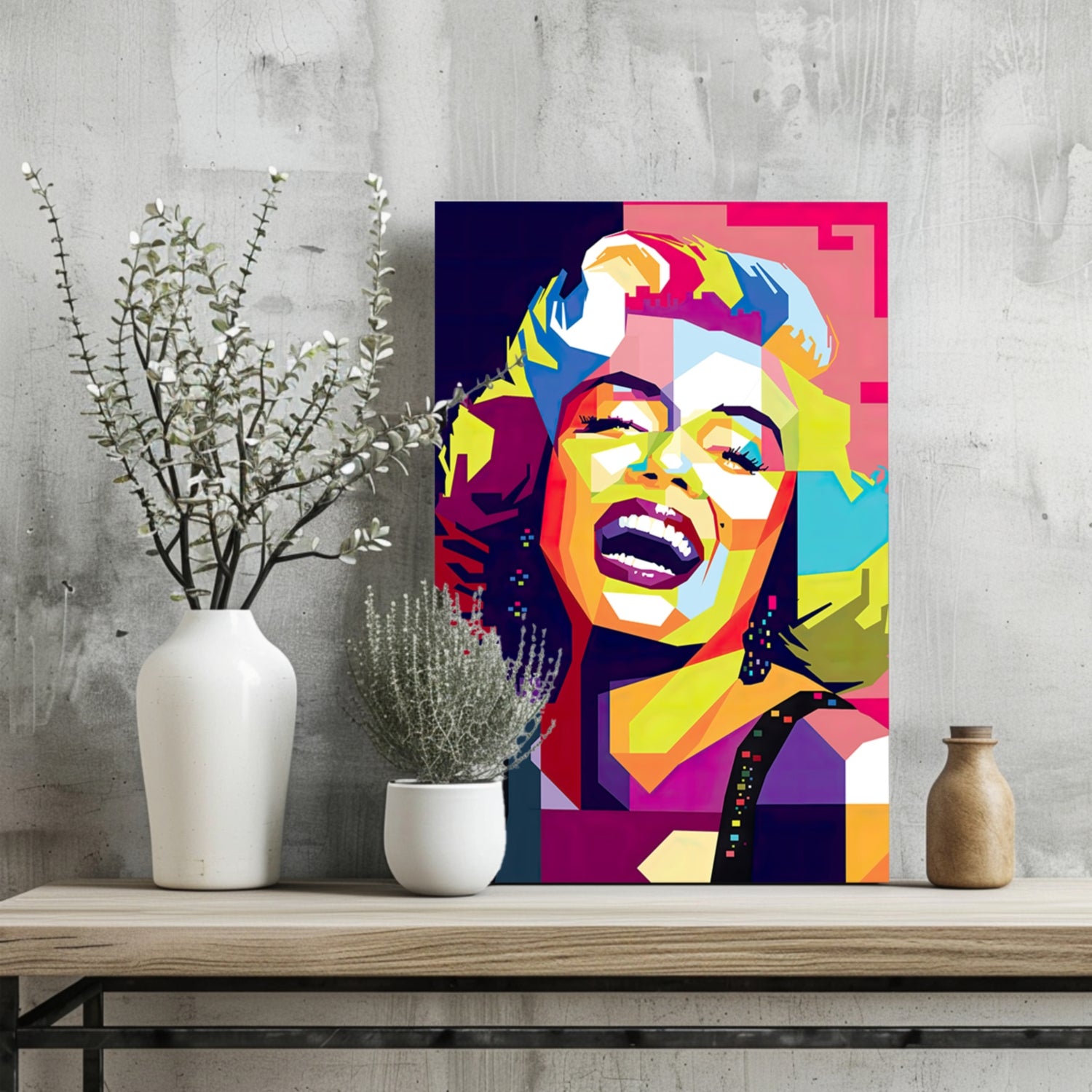 Marilyn Monroe Aluminum Print.