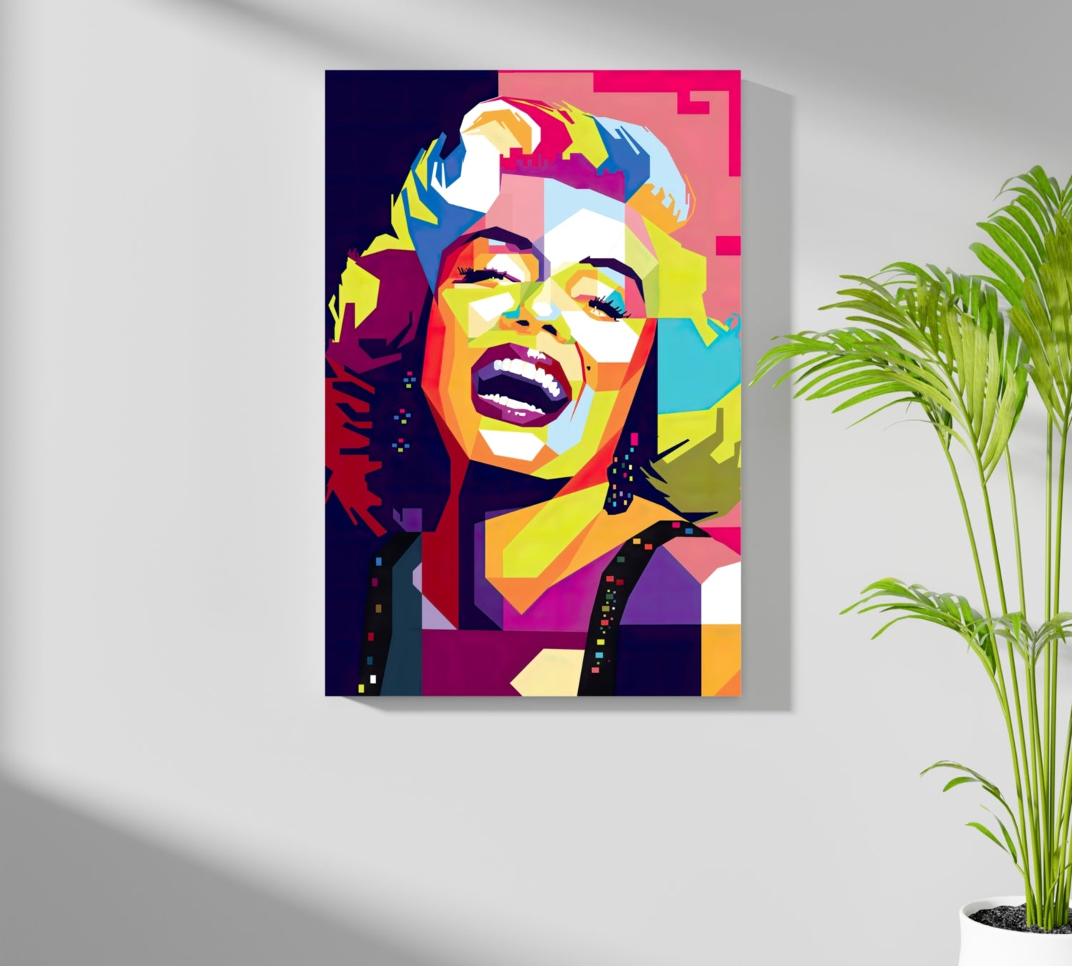 Marilyn Monroe Aluminum Print.