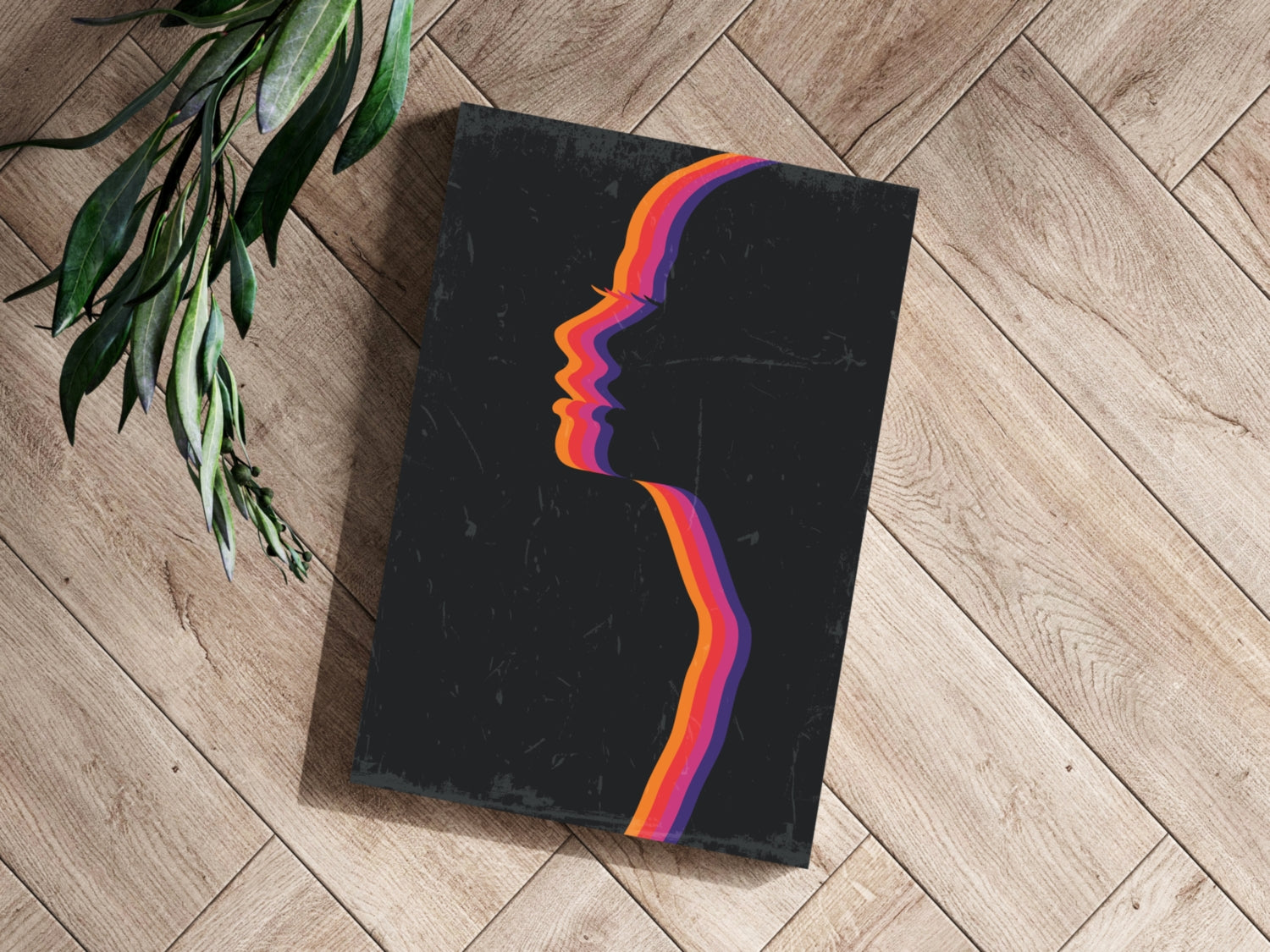 Faces Aluminum Print.