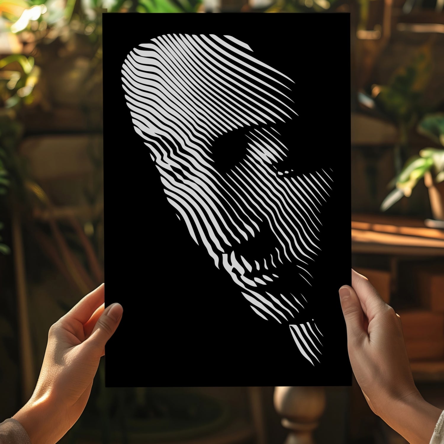 Abstract Statue Aluminum Print.