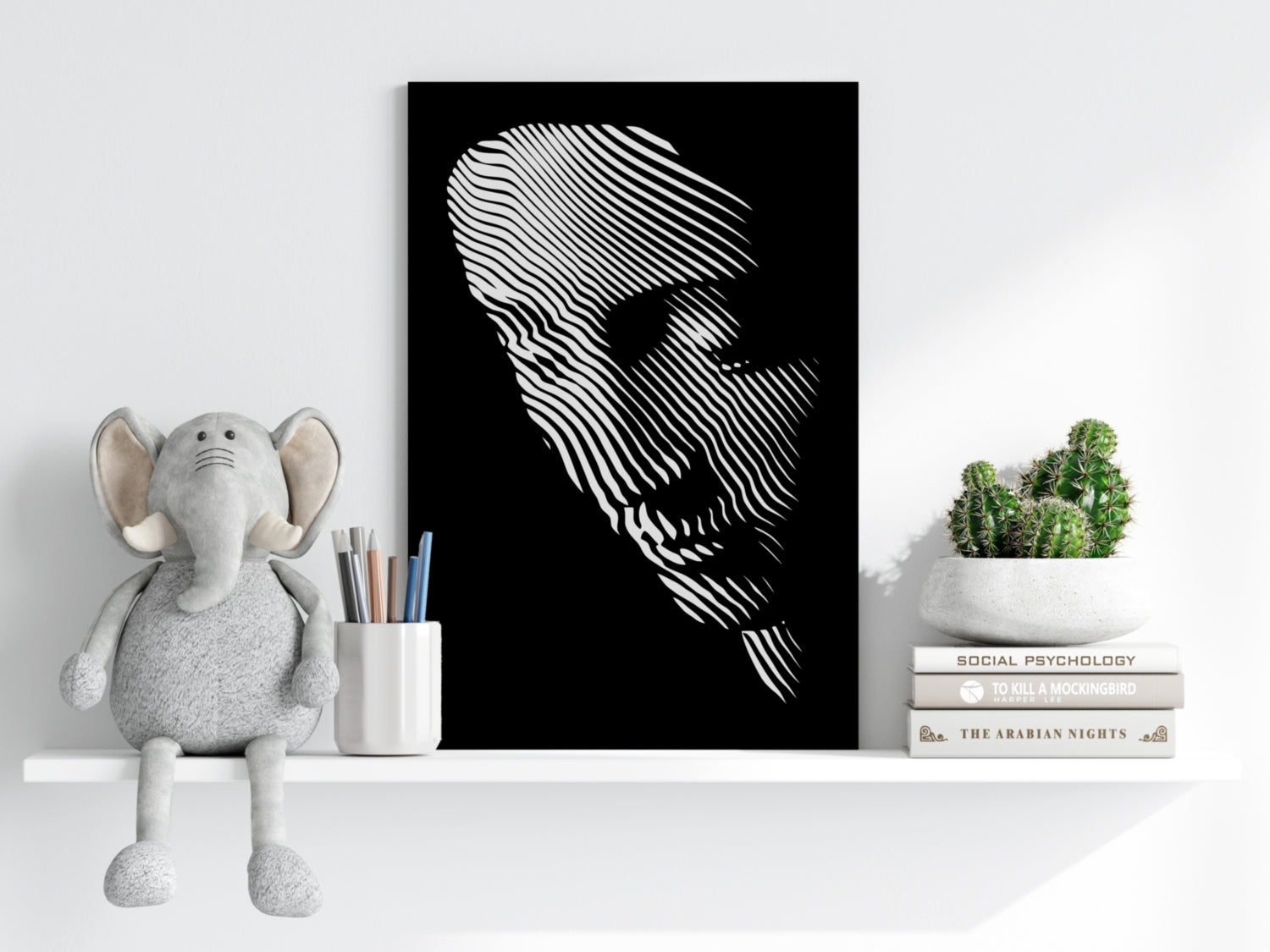 Abstract Statue Aluminum Print.