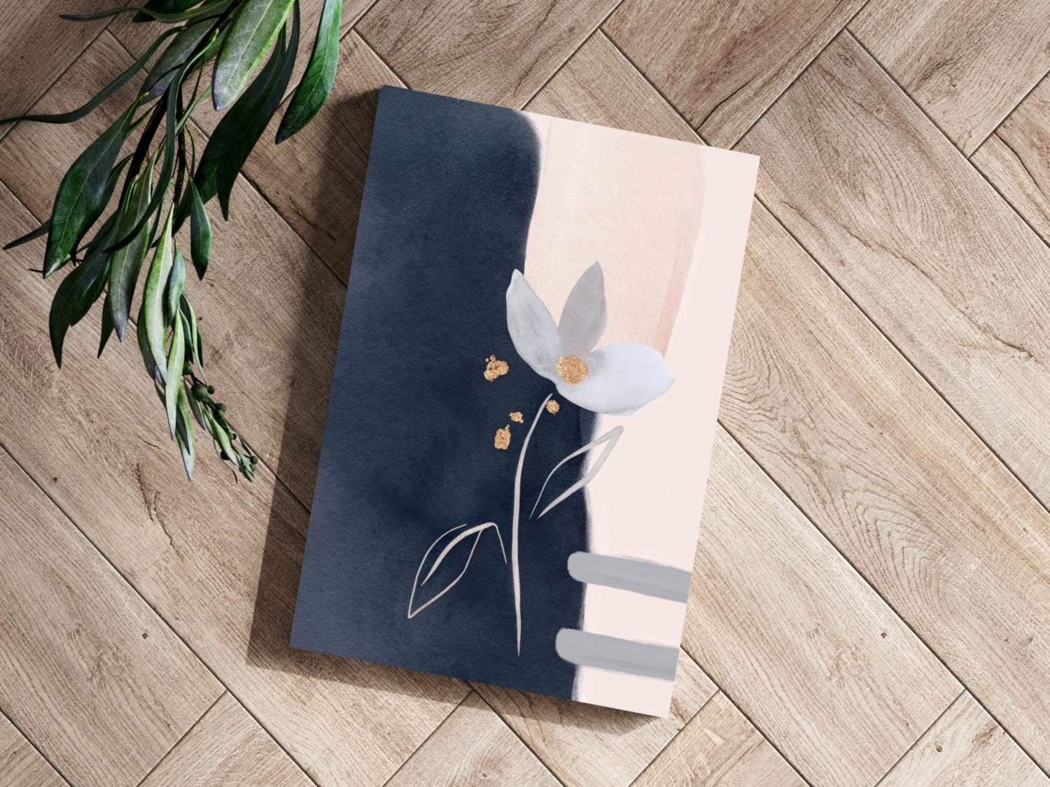 Abstract Flower Aluminum Print.