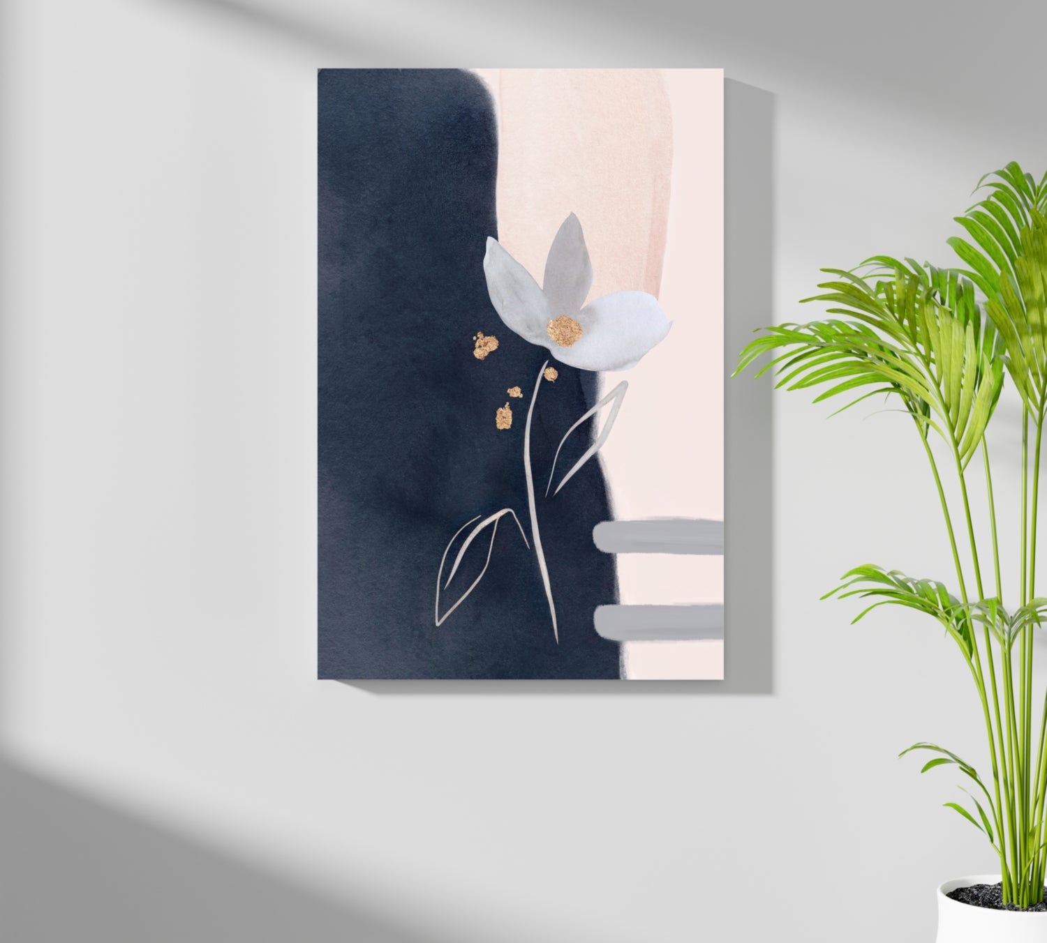 Abstract Flower Aluminum Print.