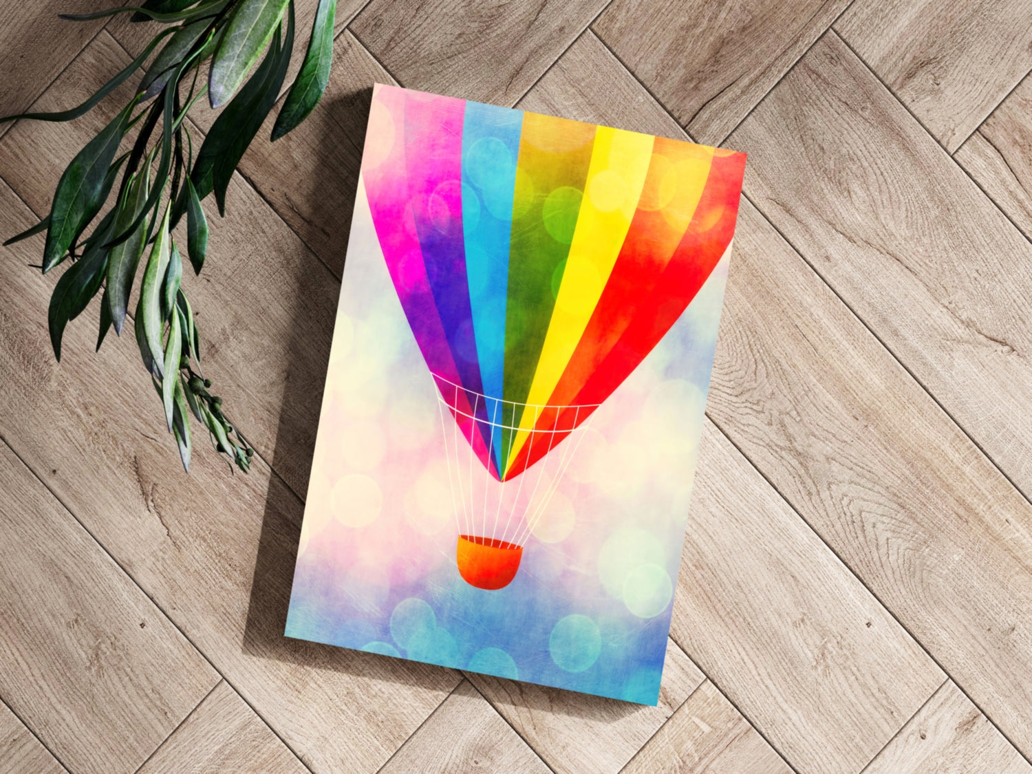 Air Balloon Aluminum Print.