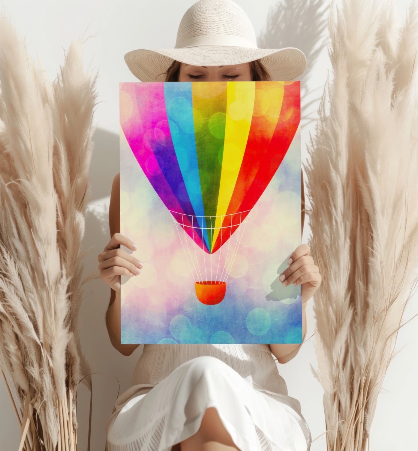 Air Balloon Aluminum Print.