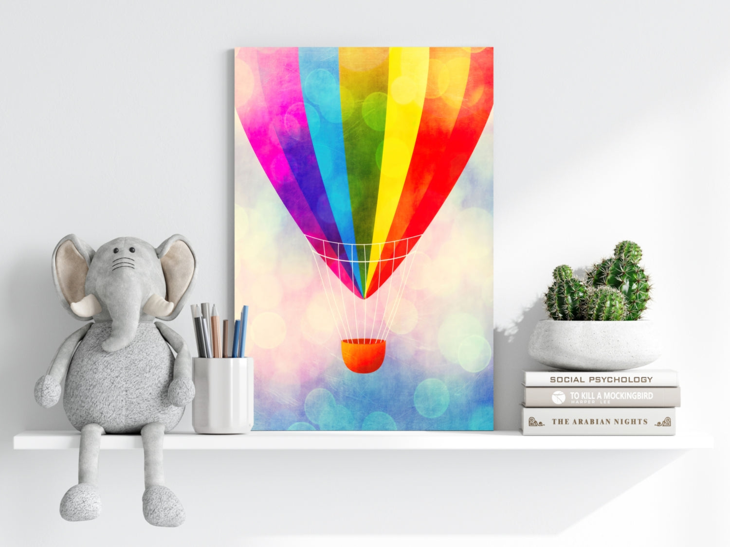 Air Balloon Aluminum Print.