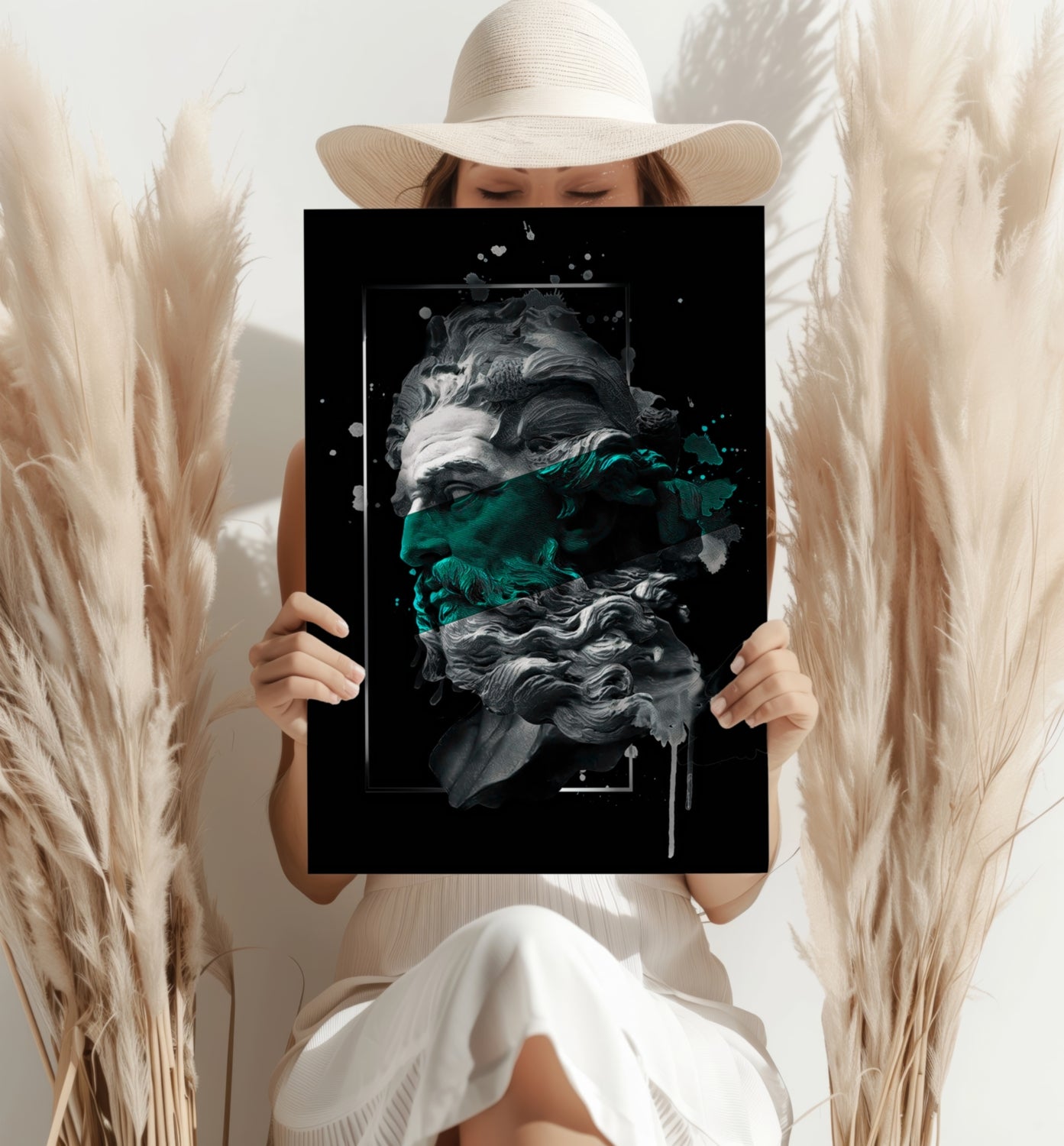 Poseidon Emerald Aluminum Print.