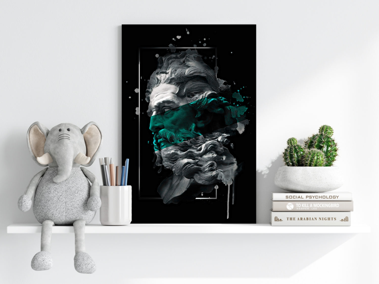 Poseidon Emerald Aluminum Print.