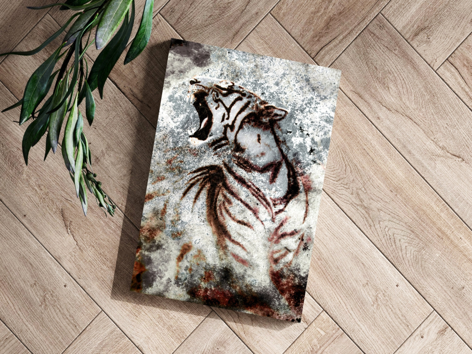 Tiger Aluminum Print.