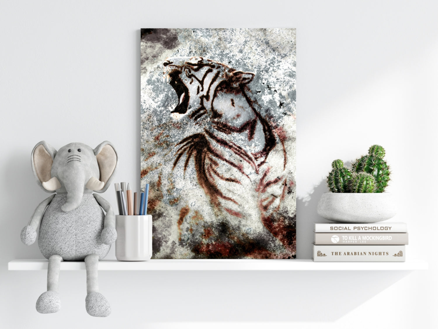 Tiger Aluminum Print.