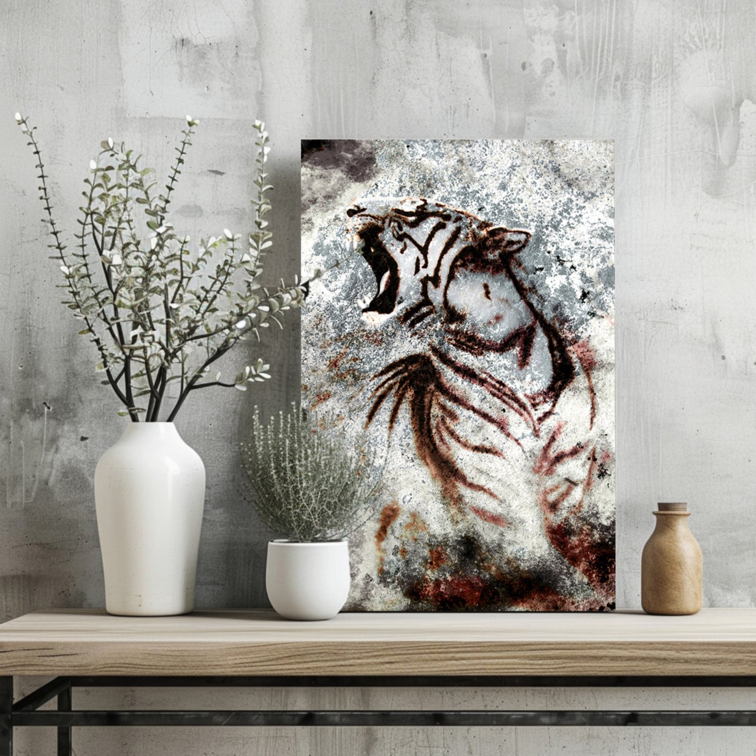 Tiger Aluminum Print.