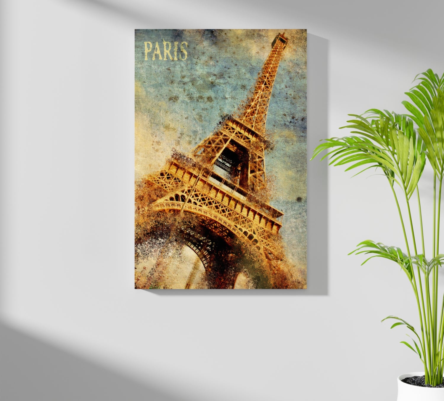 Eiffel Tower Aluminum Print.