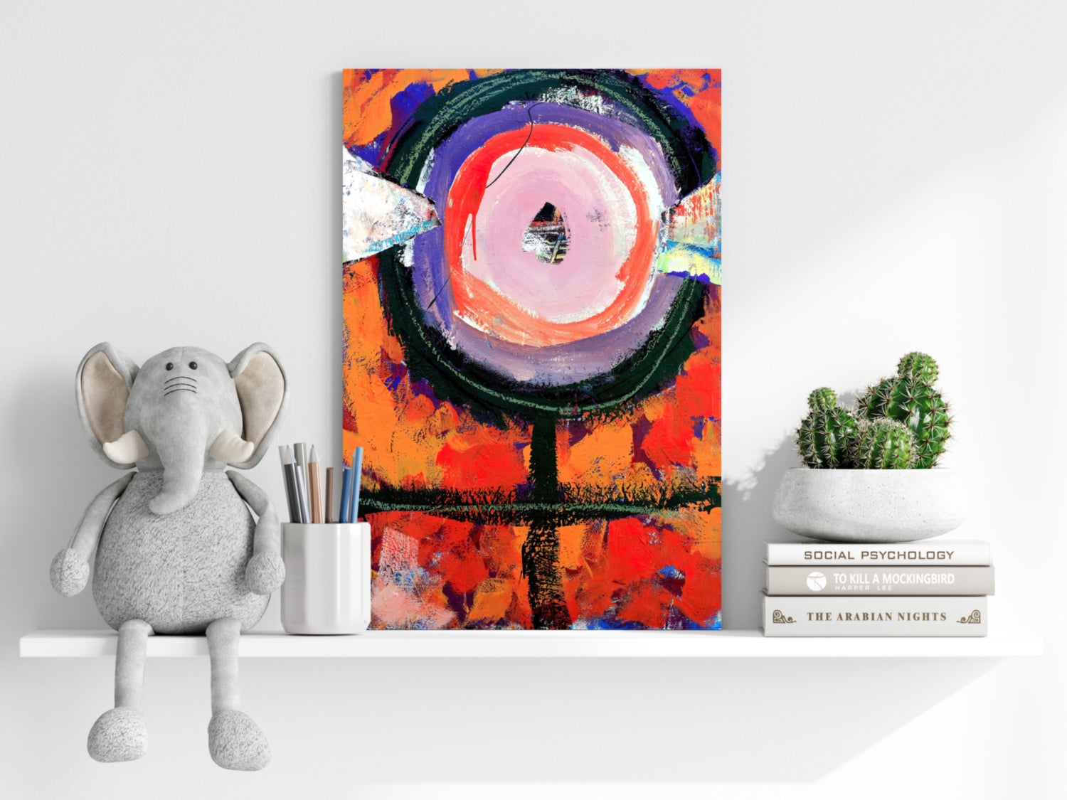 Abstract Art Aluminum Print.