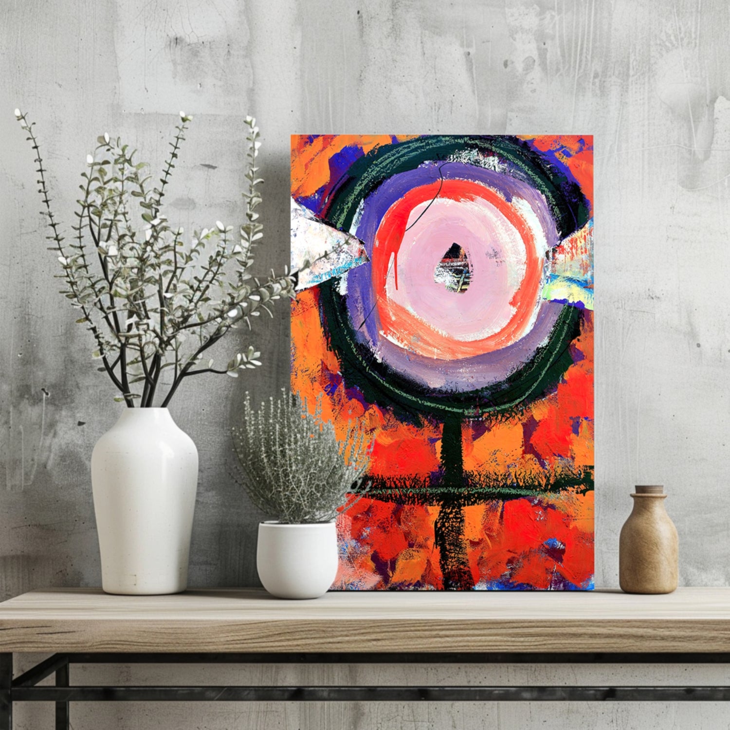 Abstract Art Aluminum Print.