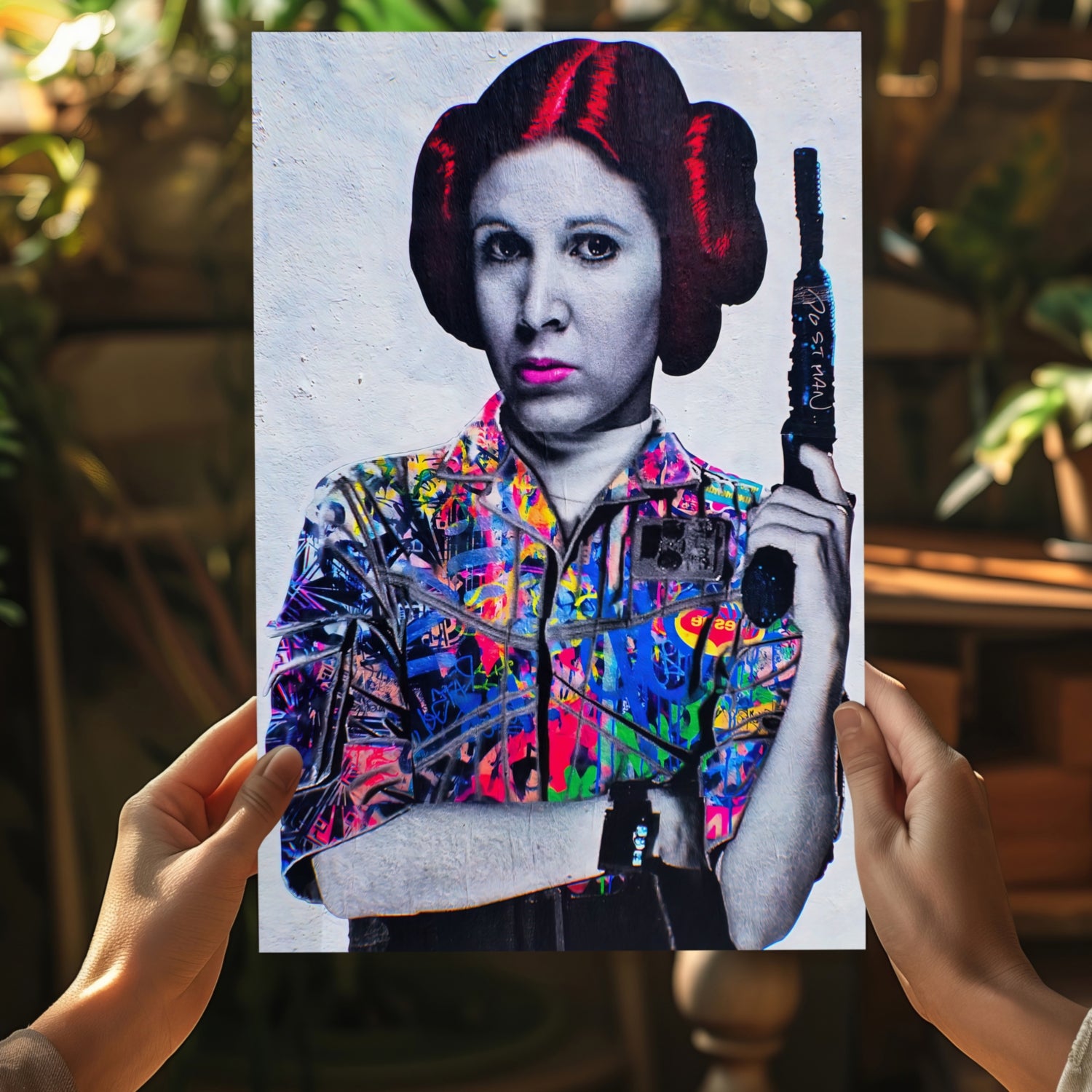 Princess Leia Aluminum Print.