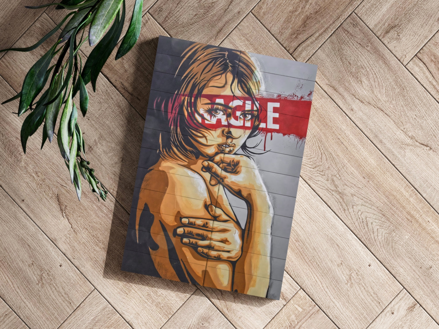 Fragile Aluminum Print.