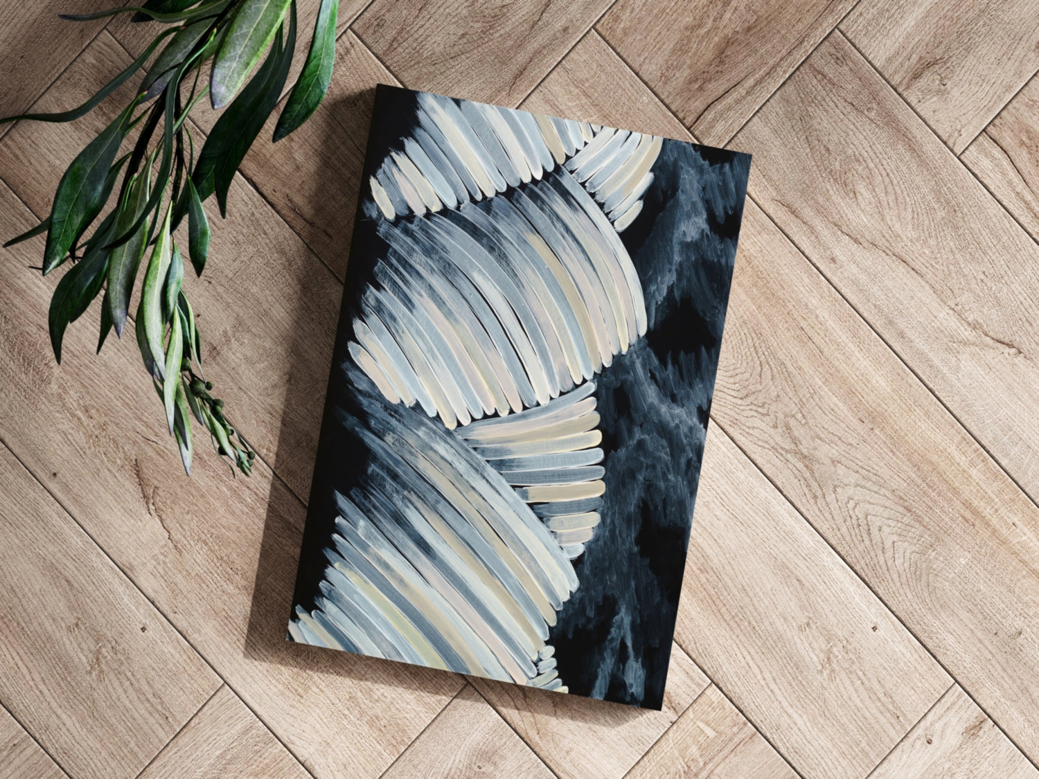 Abstract Drawing Aluminum Print.