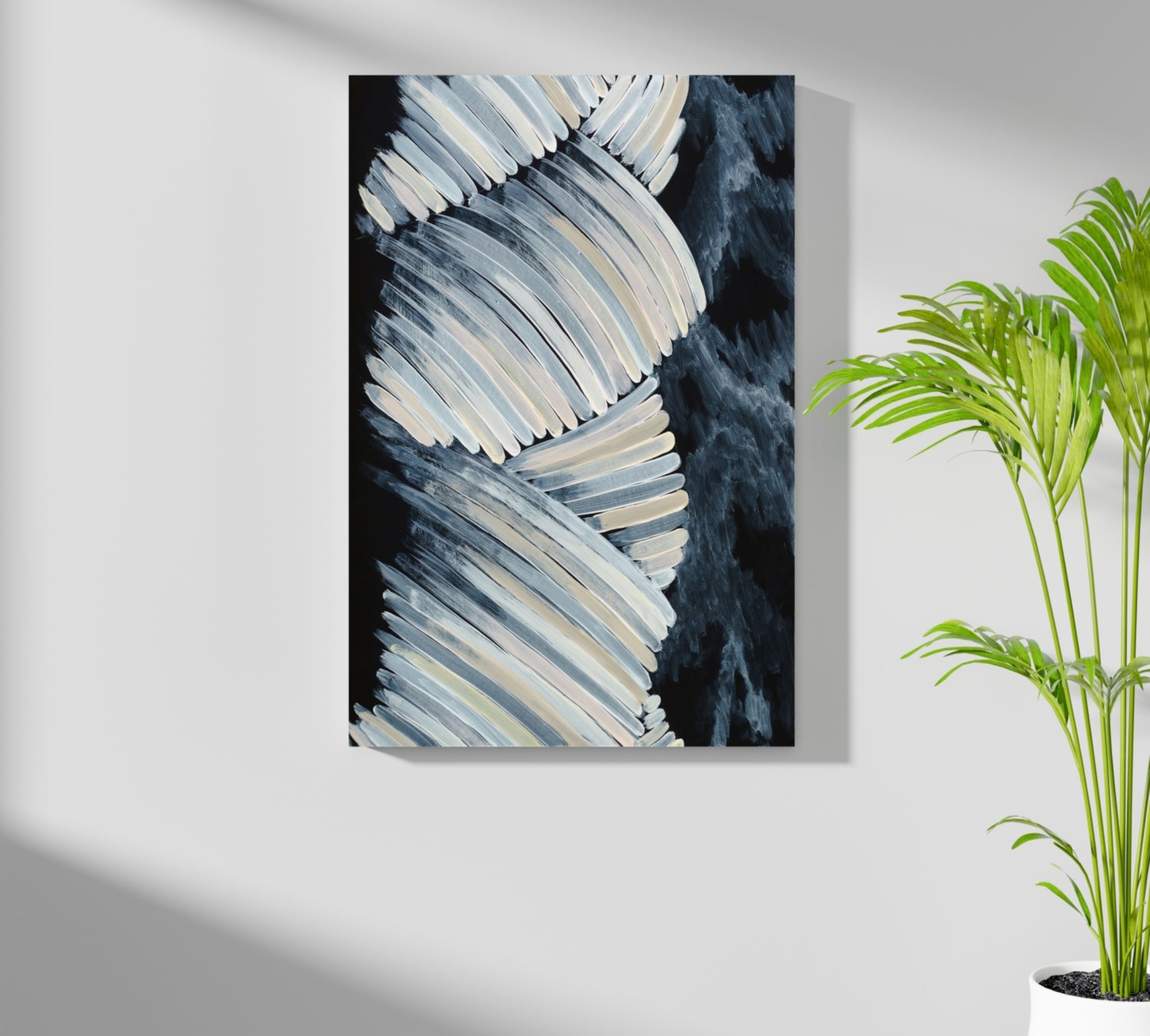 Abstract Drawing Aluminum Print.