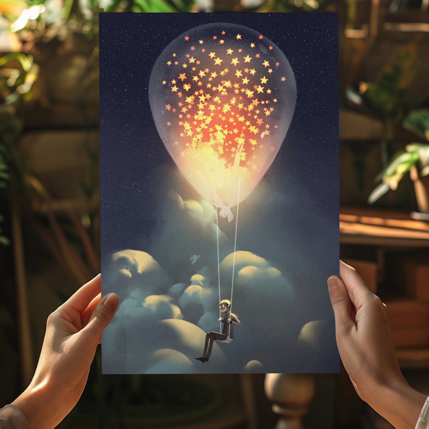 Dream Bulb Aluminum Print.