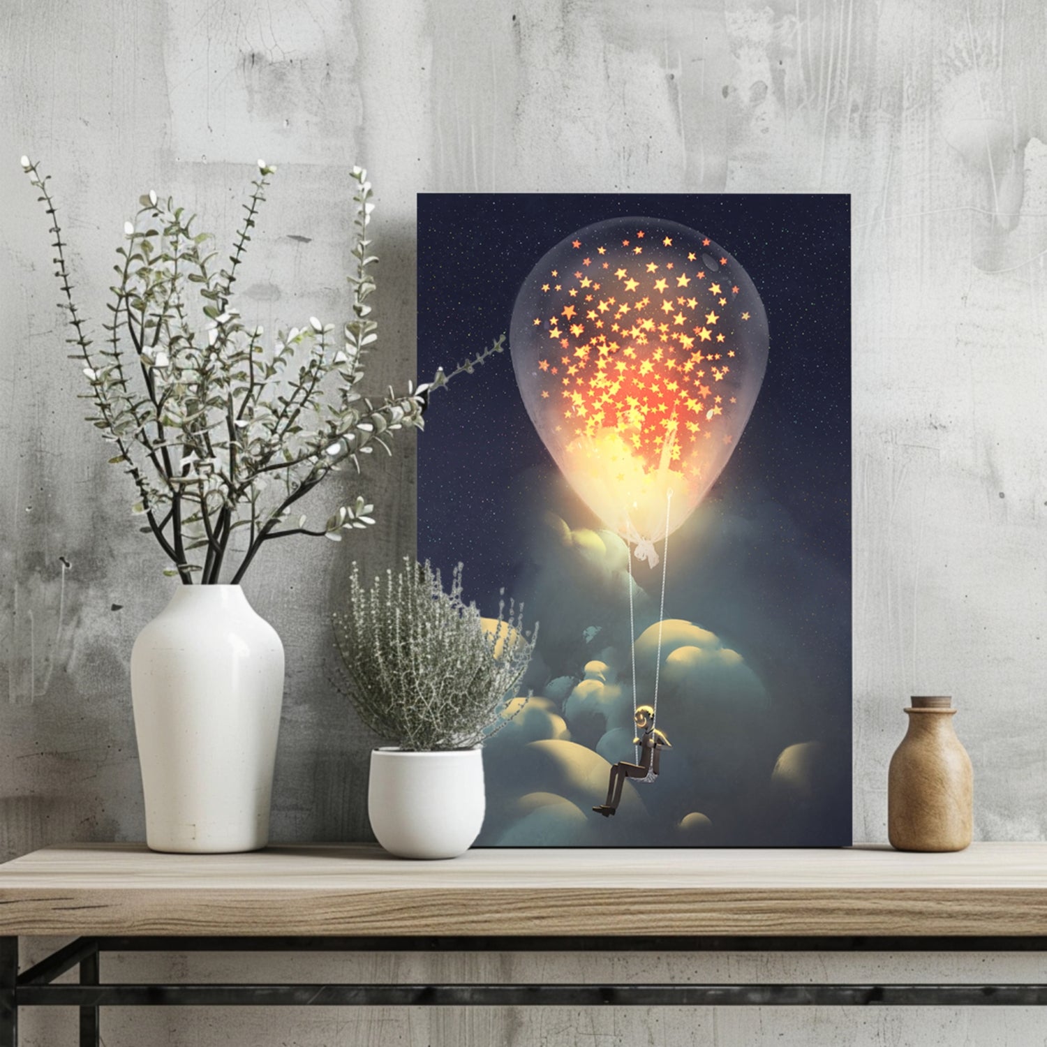 Dream Bulb Aluminum Print.