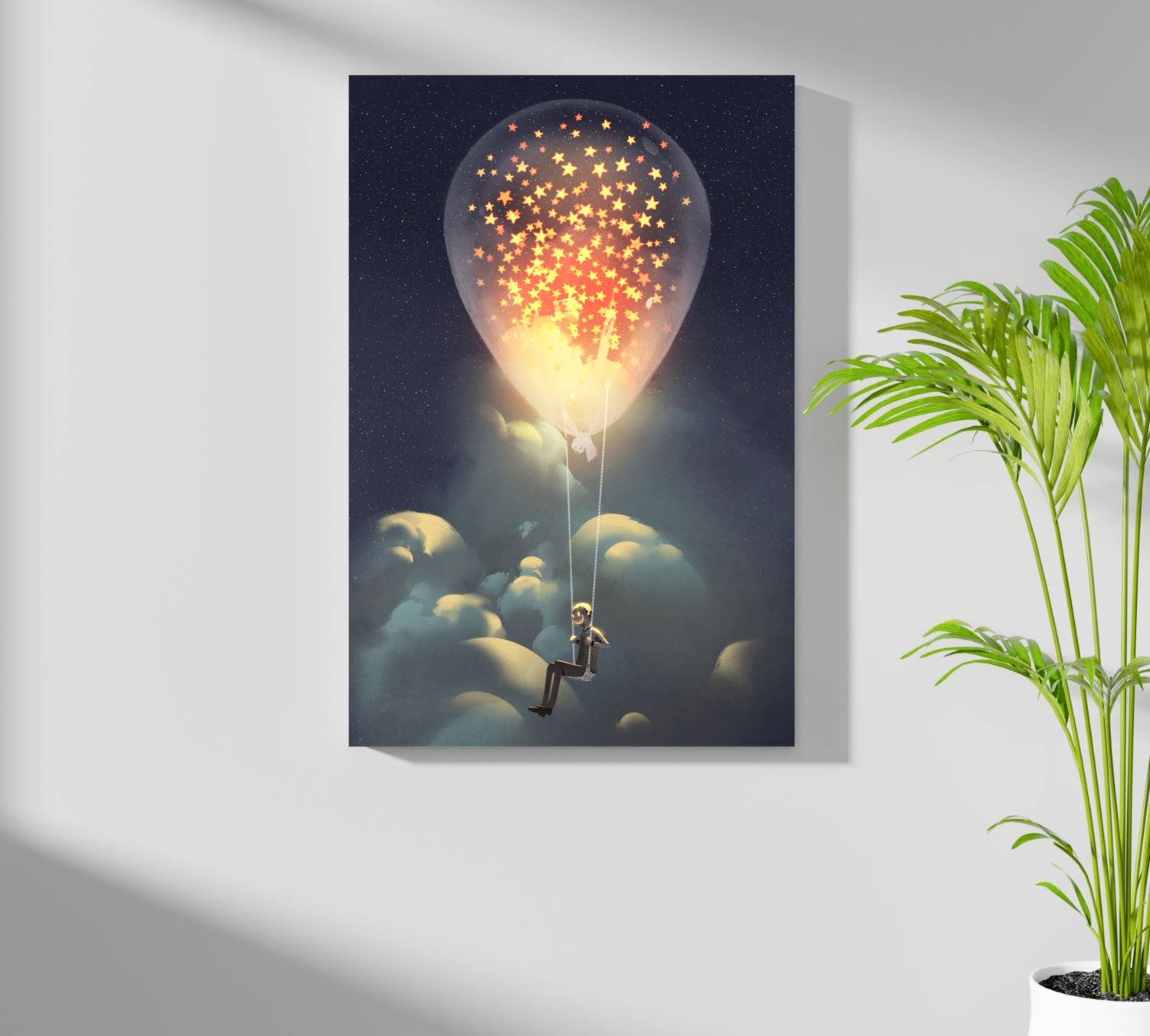 Dream Bulb Aluminum Print.