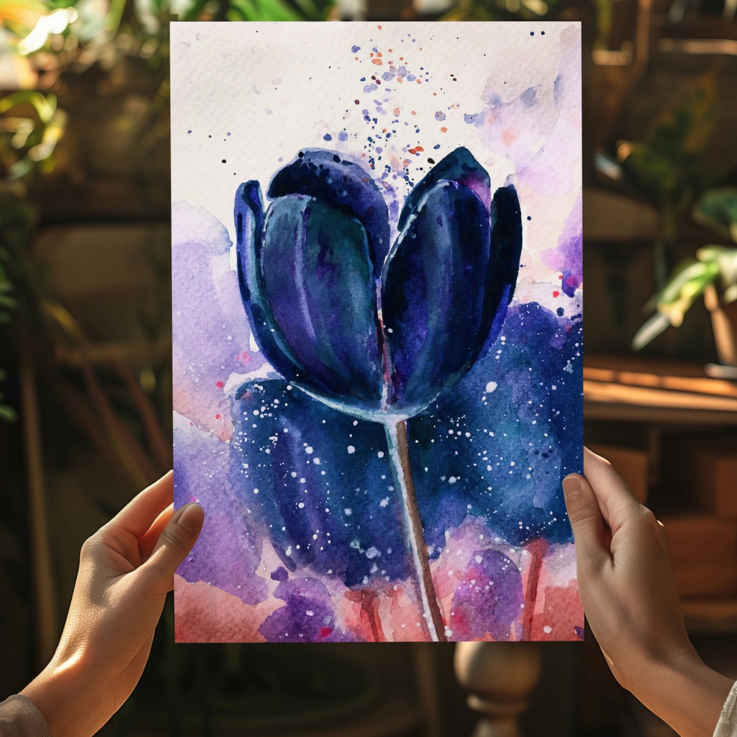 Tulip Aluminum Print.