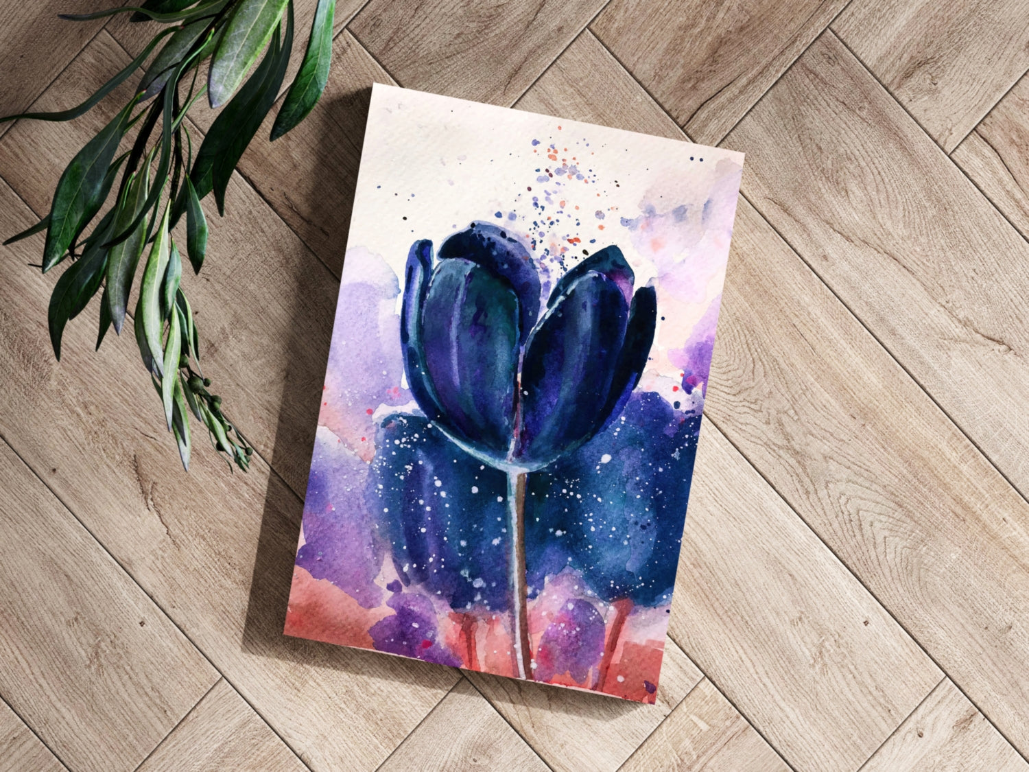 Tulip Aluminum Print.