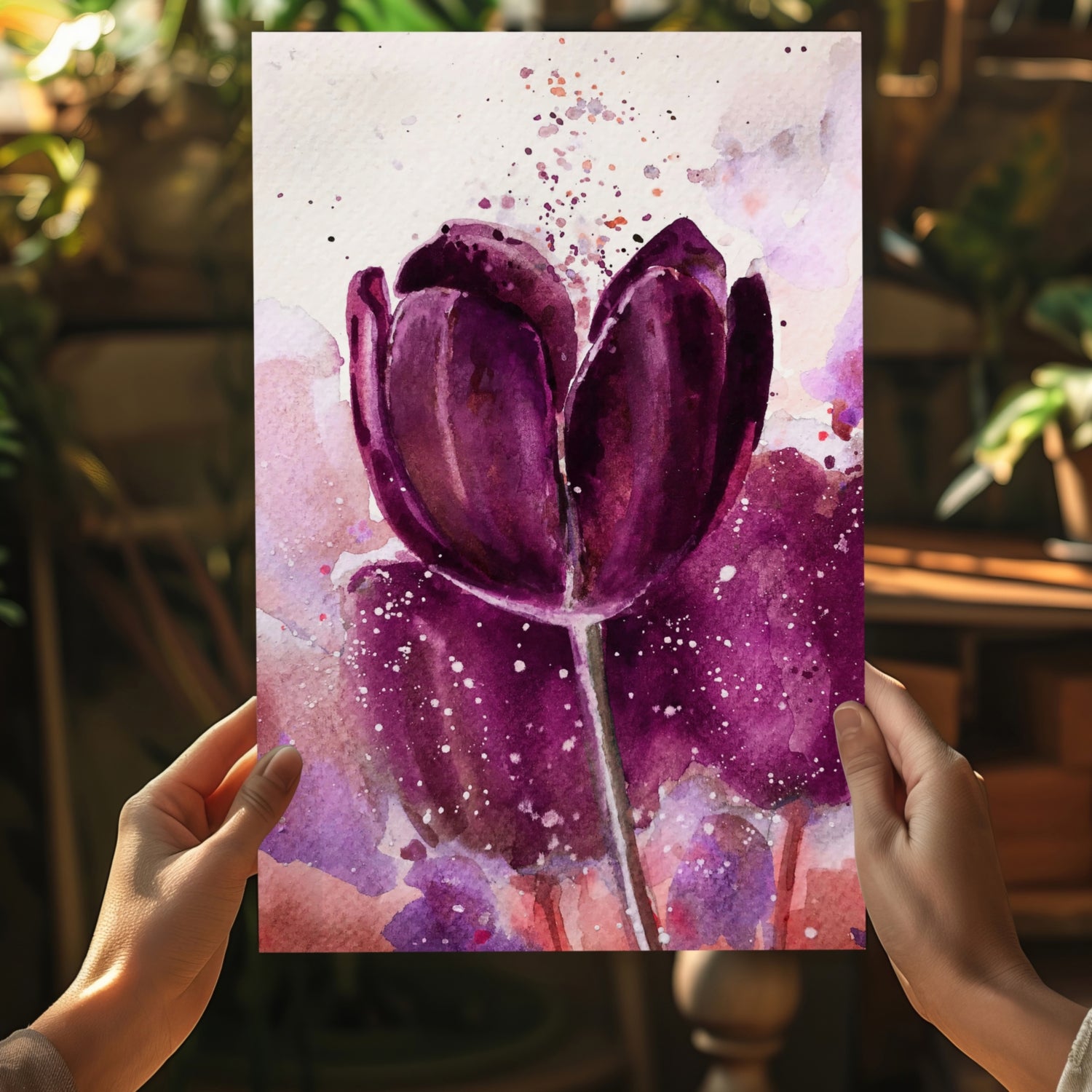 Tulip Aluminum Print.