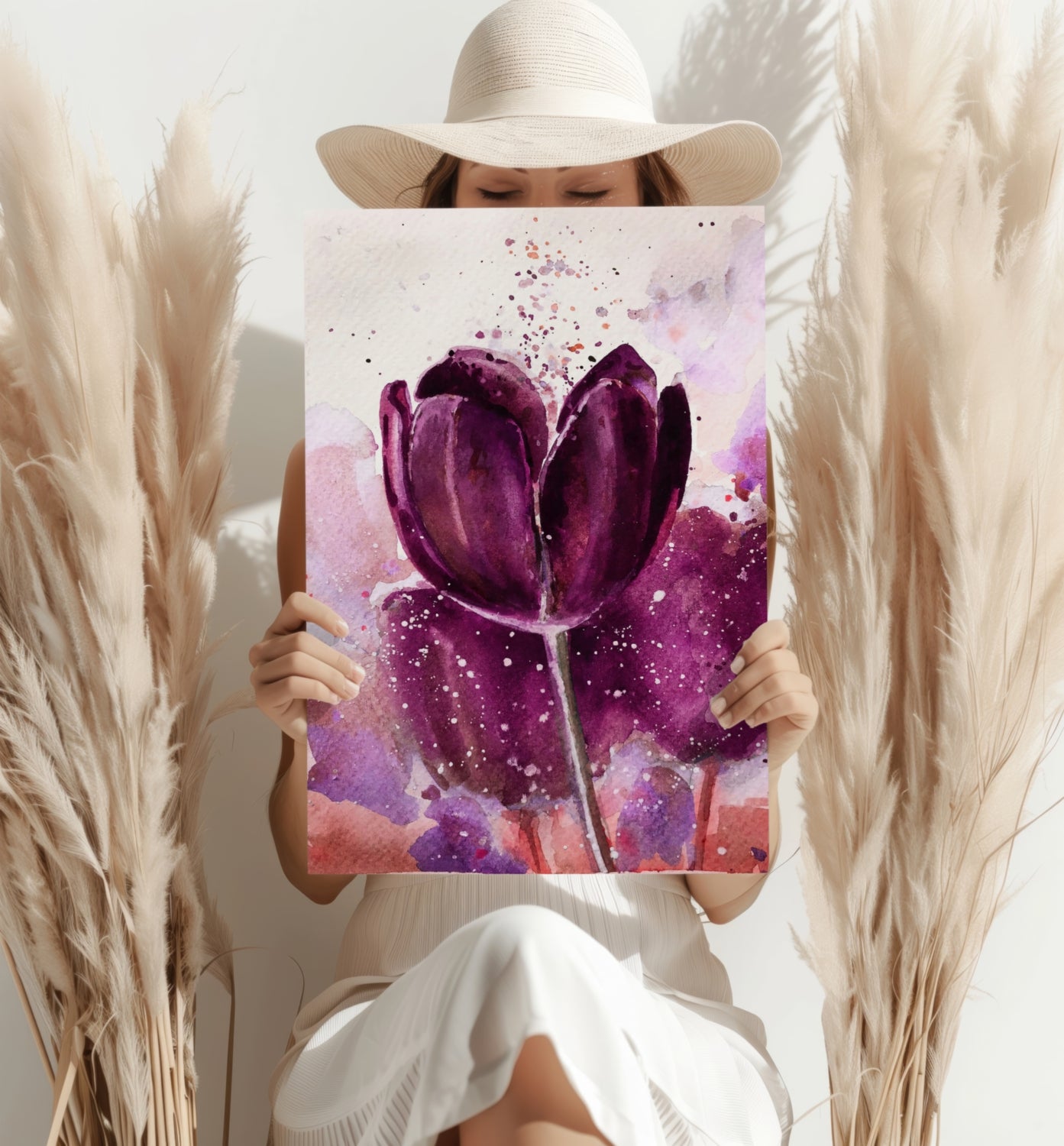 Tulip Aluminum Print.