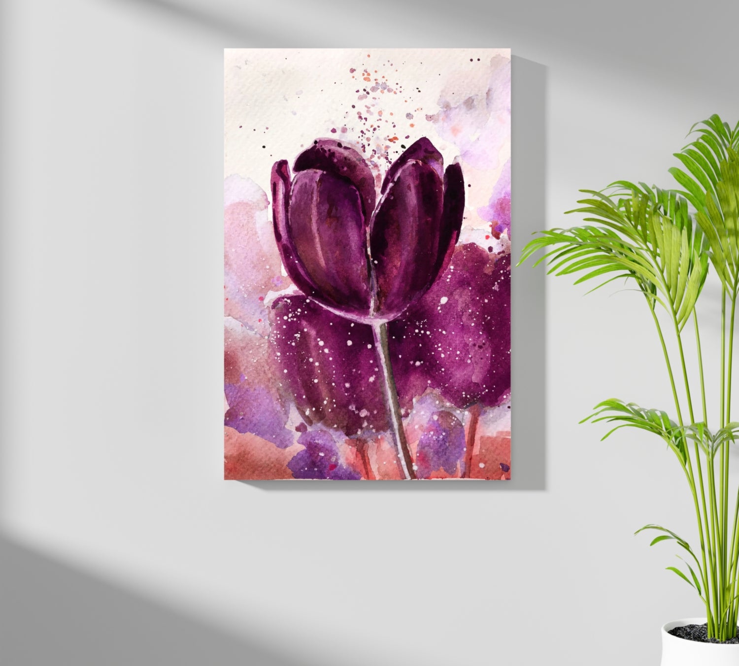 Tulip Aluminum Print.