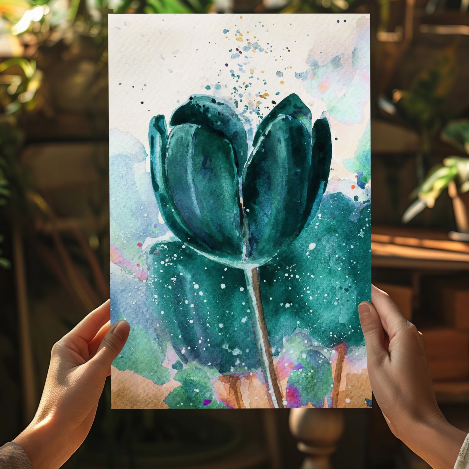 Tulip Aluminum Print.