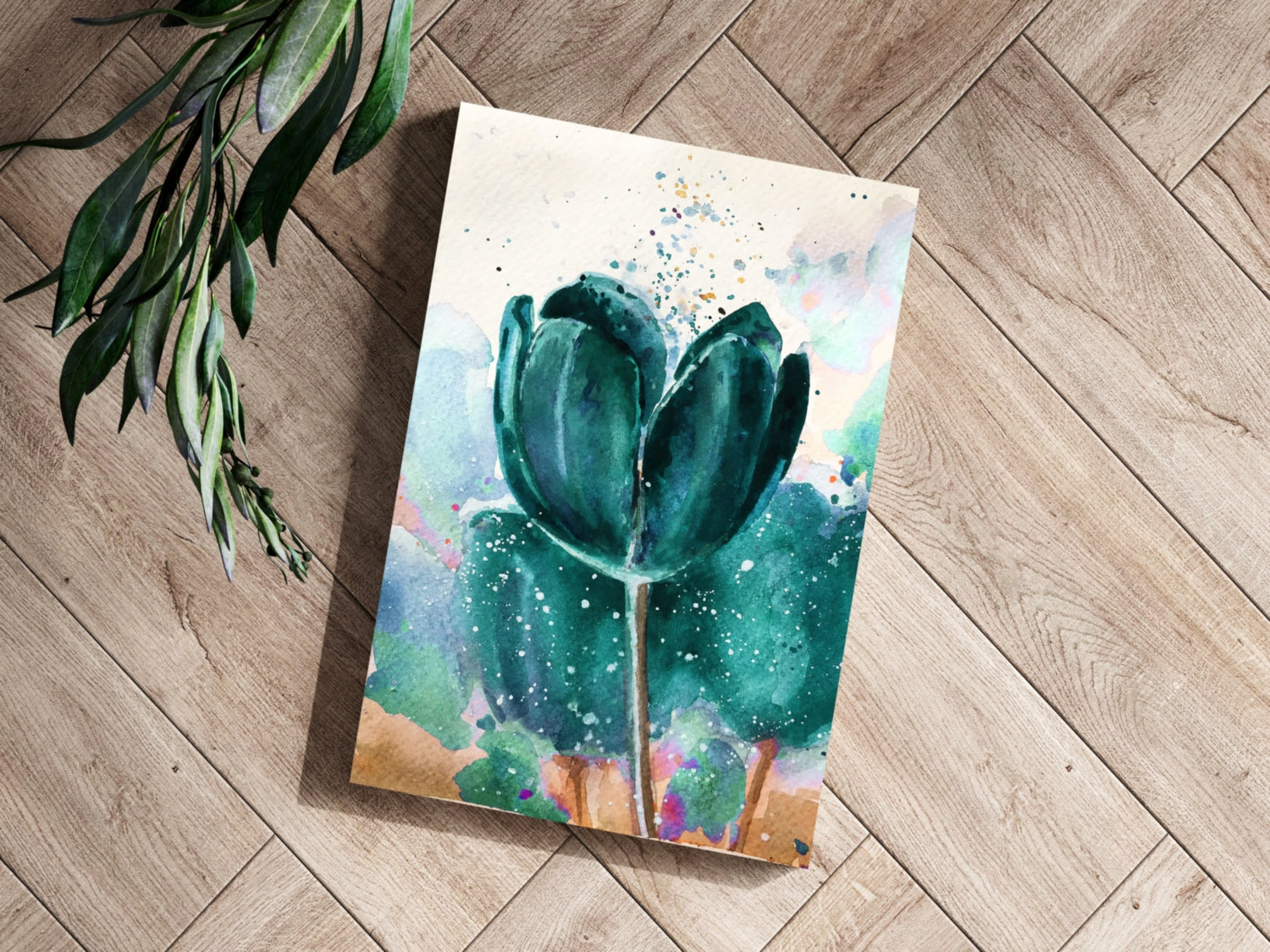 Tulip Aluminum Print.